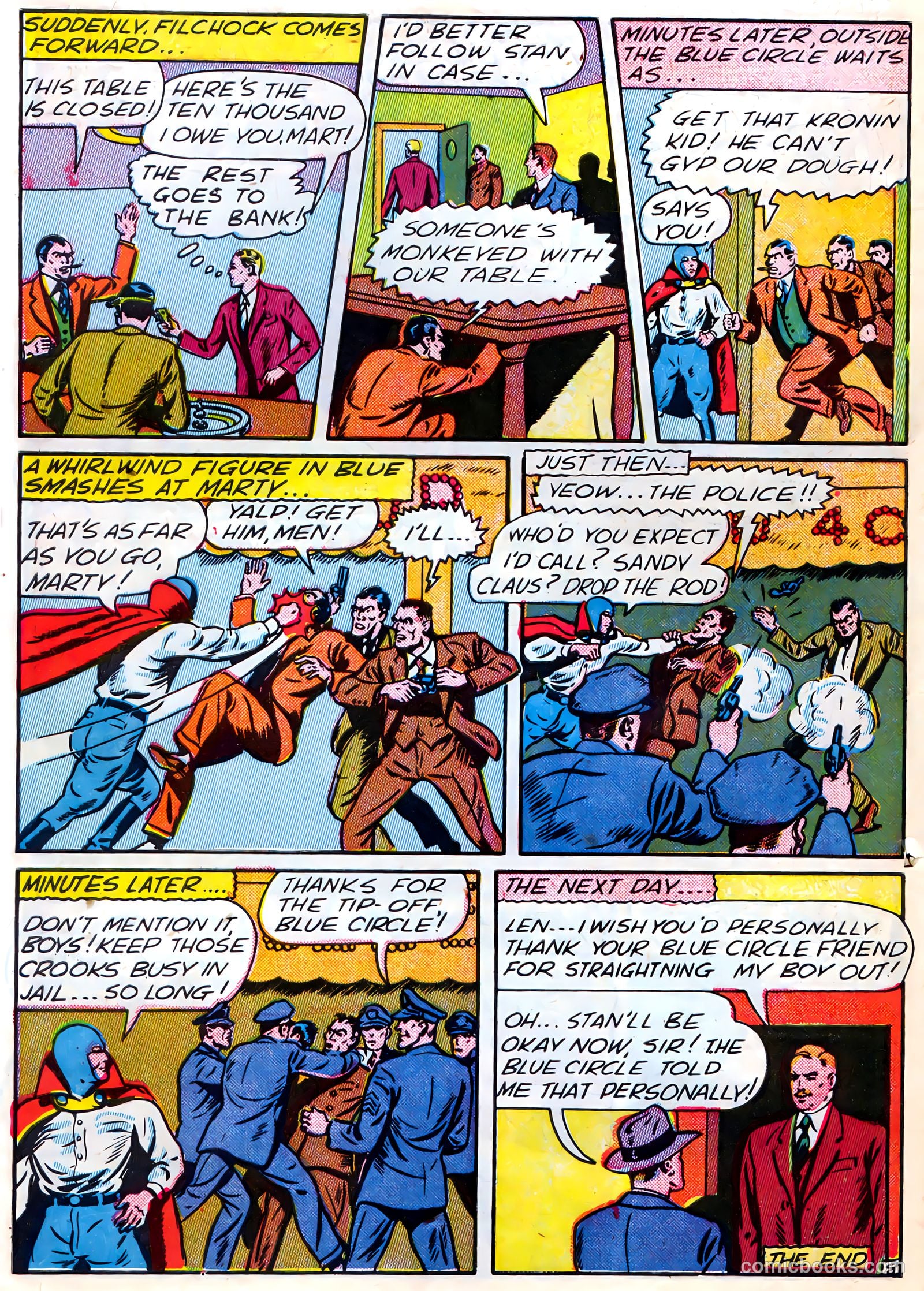 Blue Circle Comics #4 (1944) — page 10 of 52