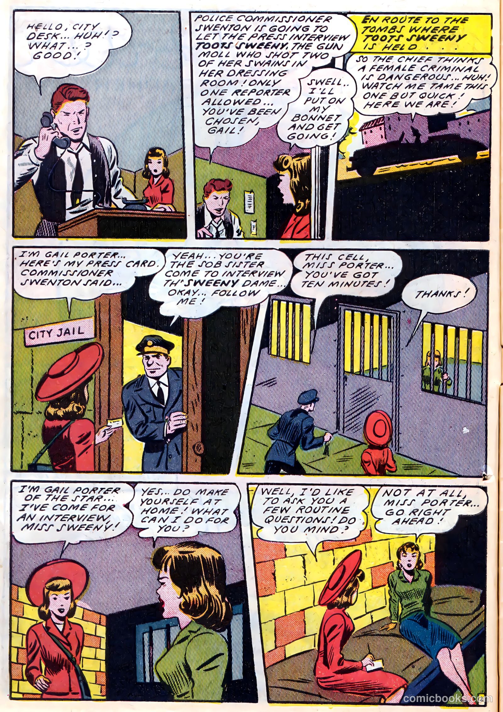 Blue Circle Comics #4 (1944) — page 12 of 52