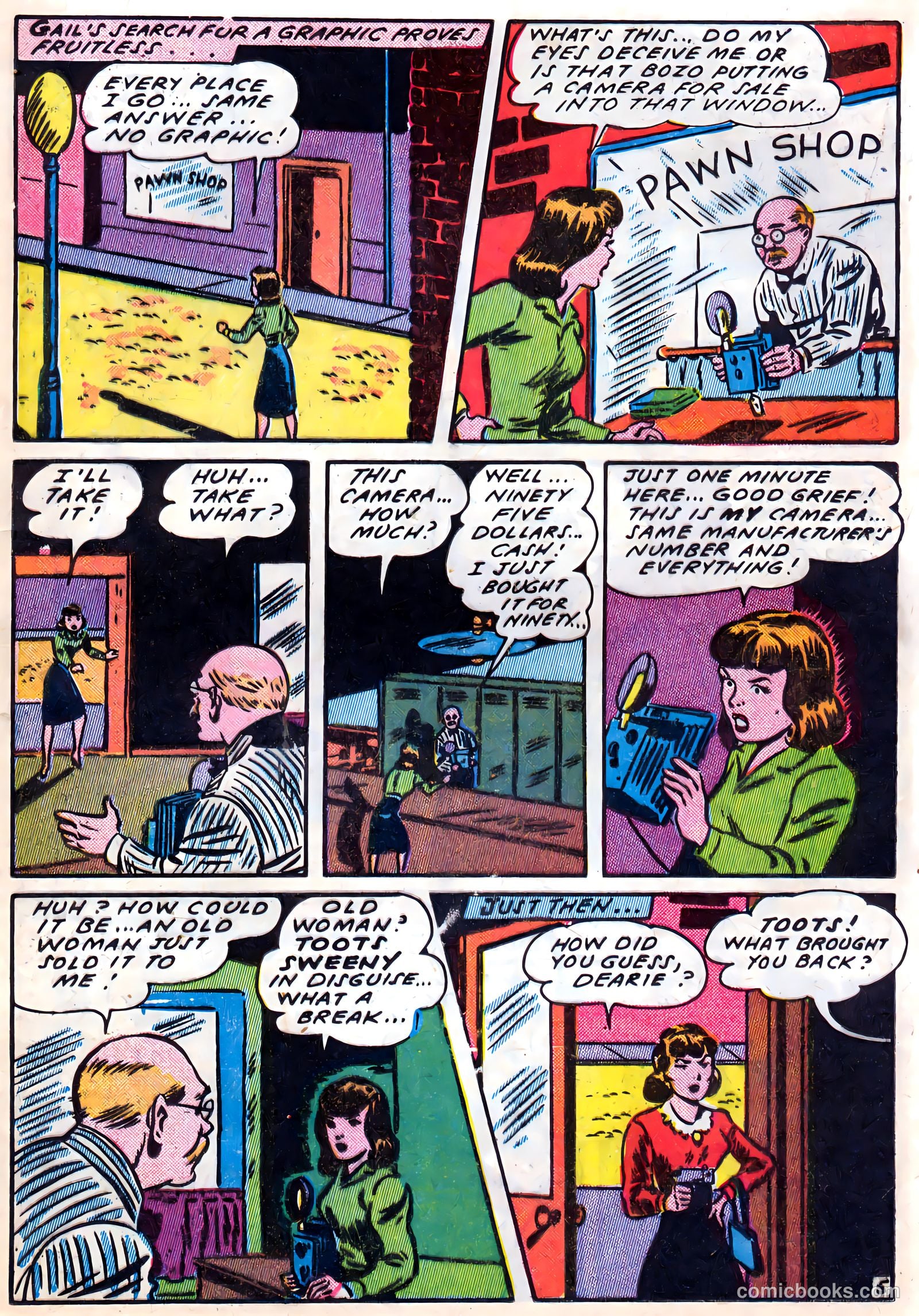 Blue Circle Comics #4 (1944) — page 15 of 52