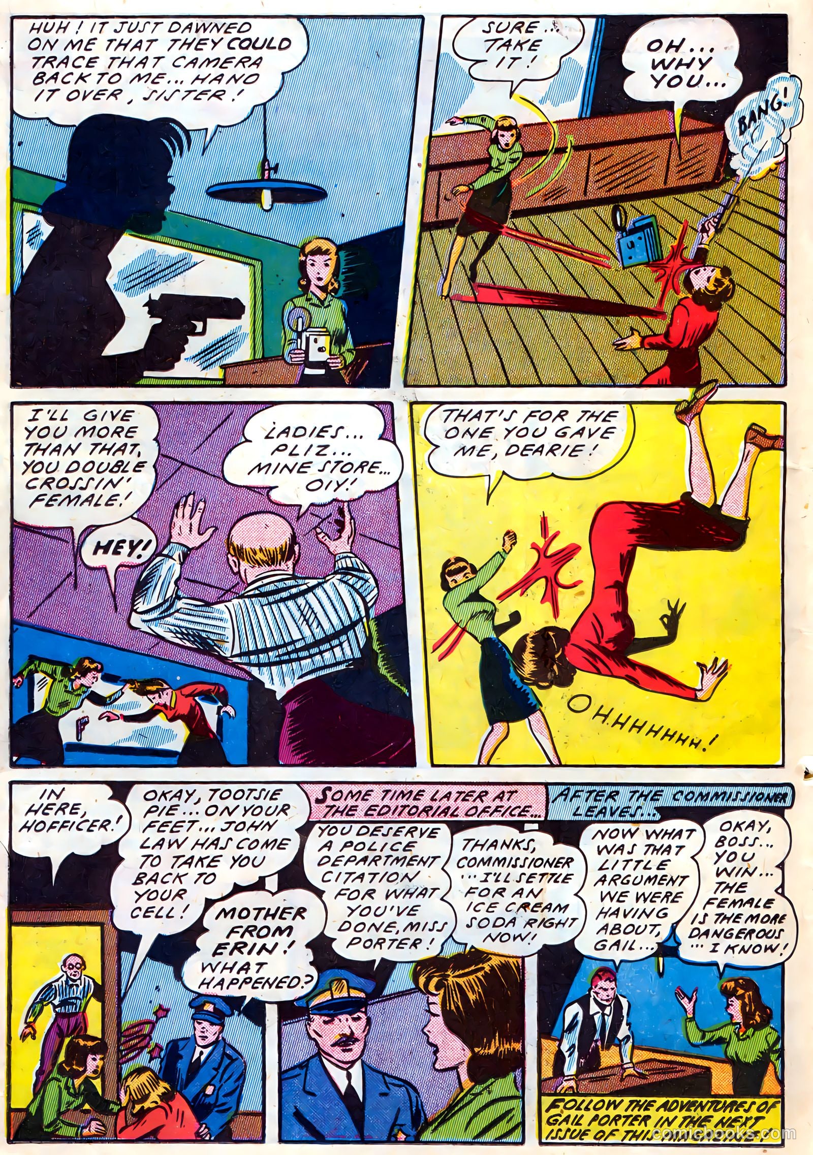 Blue Circle Comics #4 (1944) — page 16 of 52