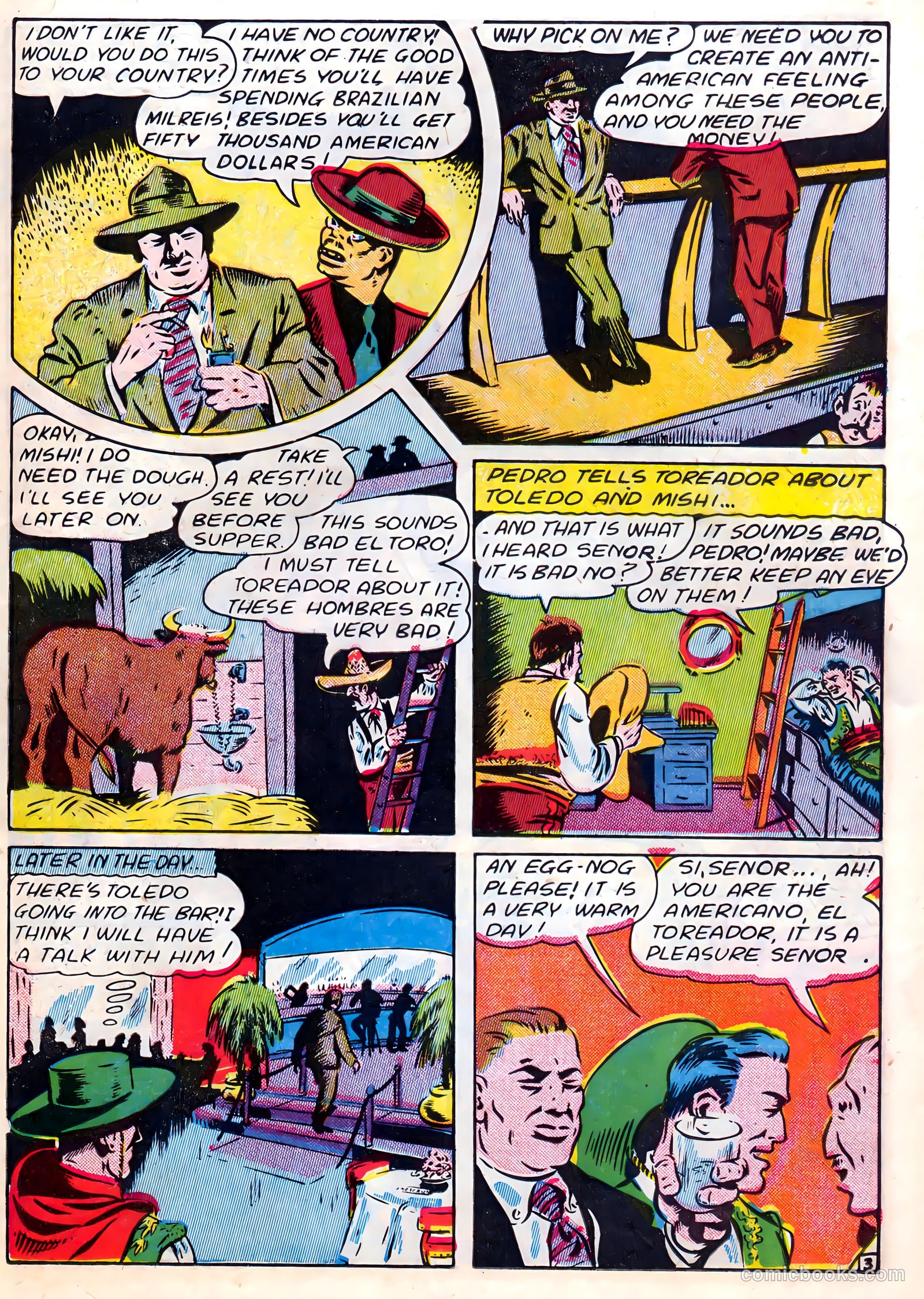 Blue Circle Comics #4 (1944) — page 19 of 52