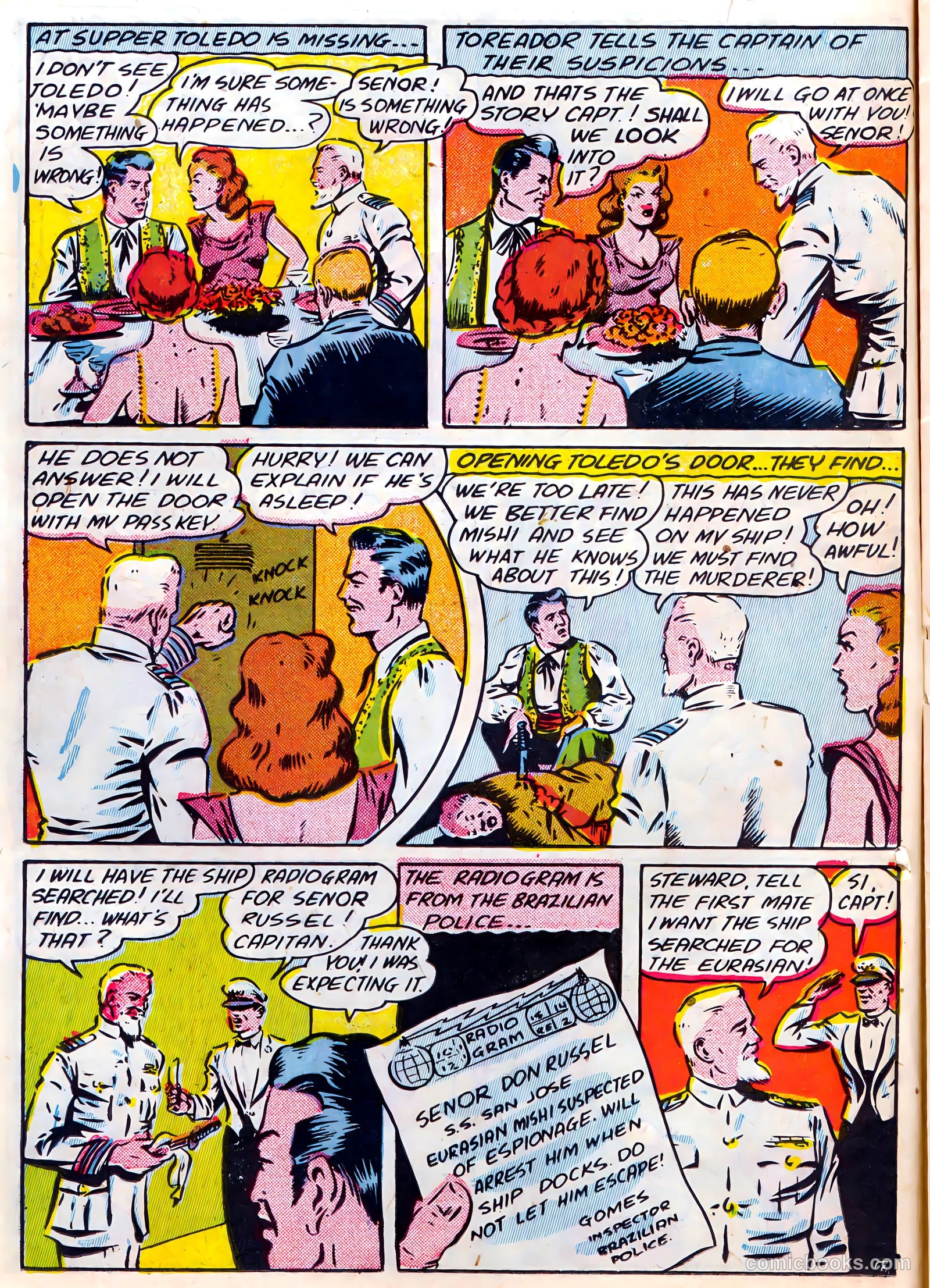 Blue Circle Comics #4 (1944) — page 22 of 52