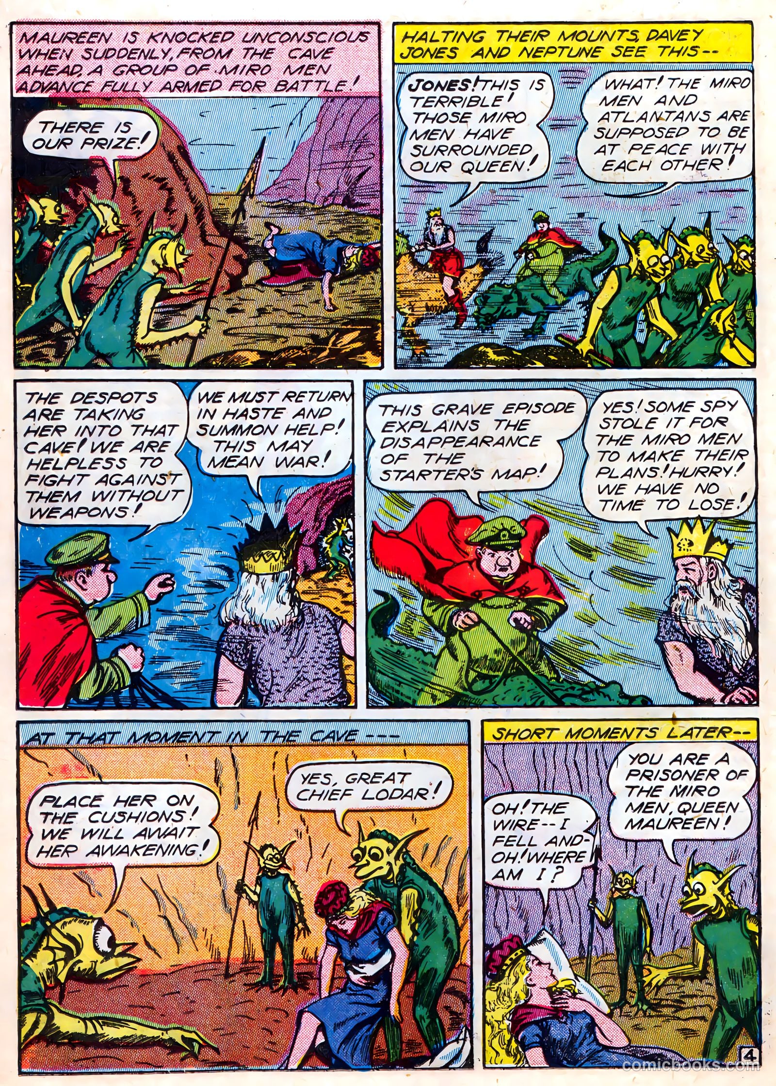 Blue Circle Comics #4 (1944) — page 28 of 52