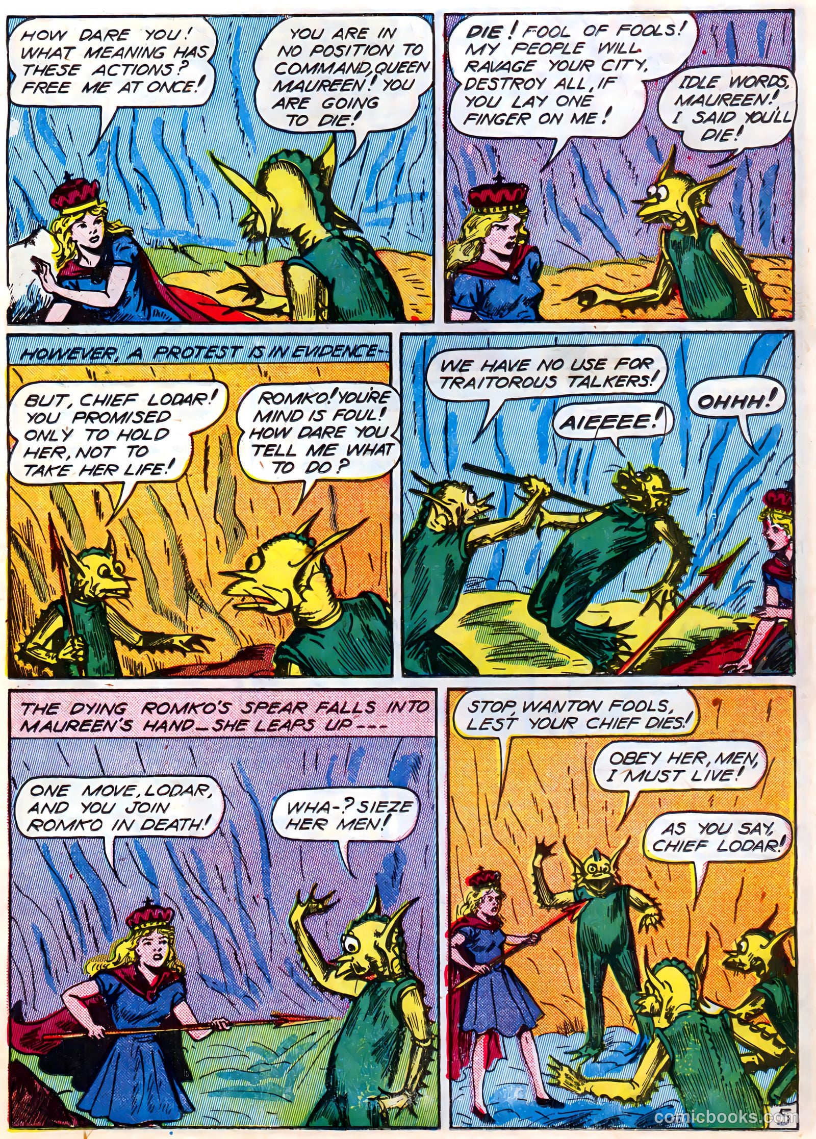 Blue Circle Comics #4 (1944) — page 29 of 52