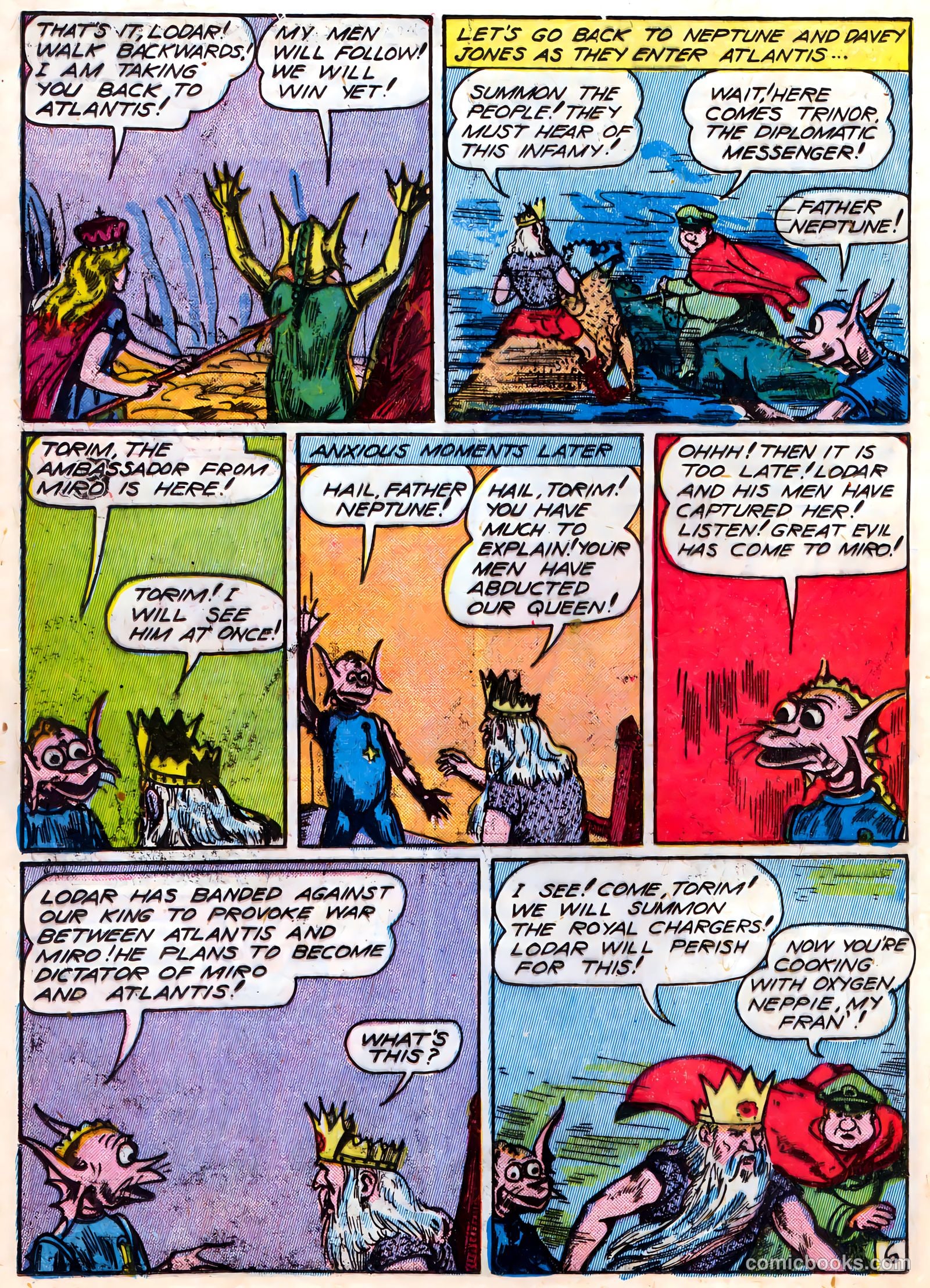 Blue Circle Comics #4 (1944) — page 30 of 52