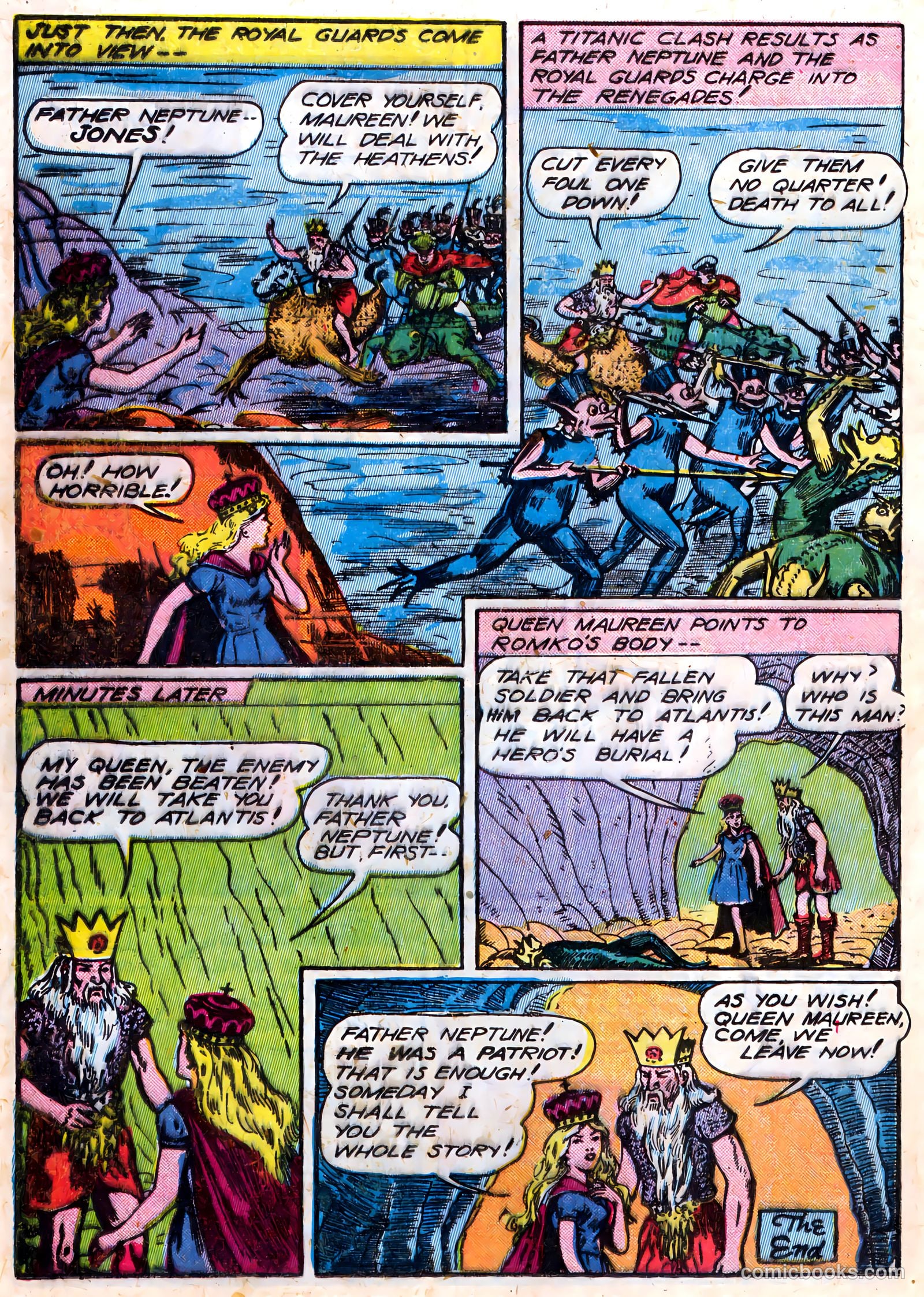 Blue Circle Comics #4 (1944) — page 32 of 52