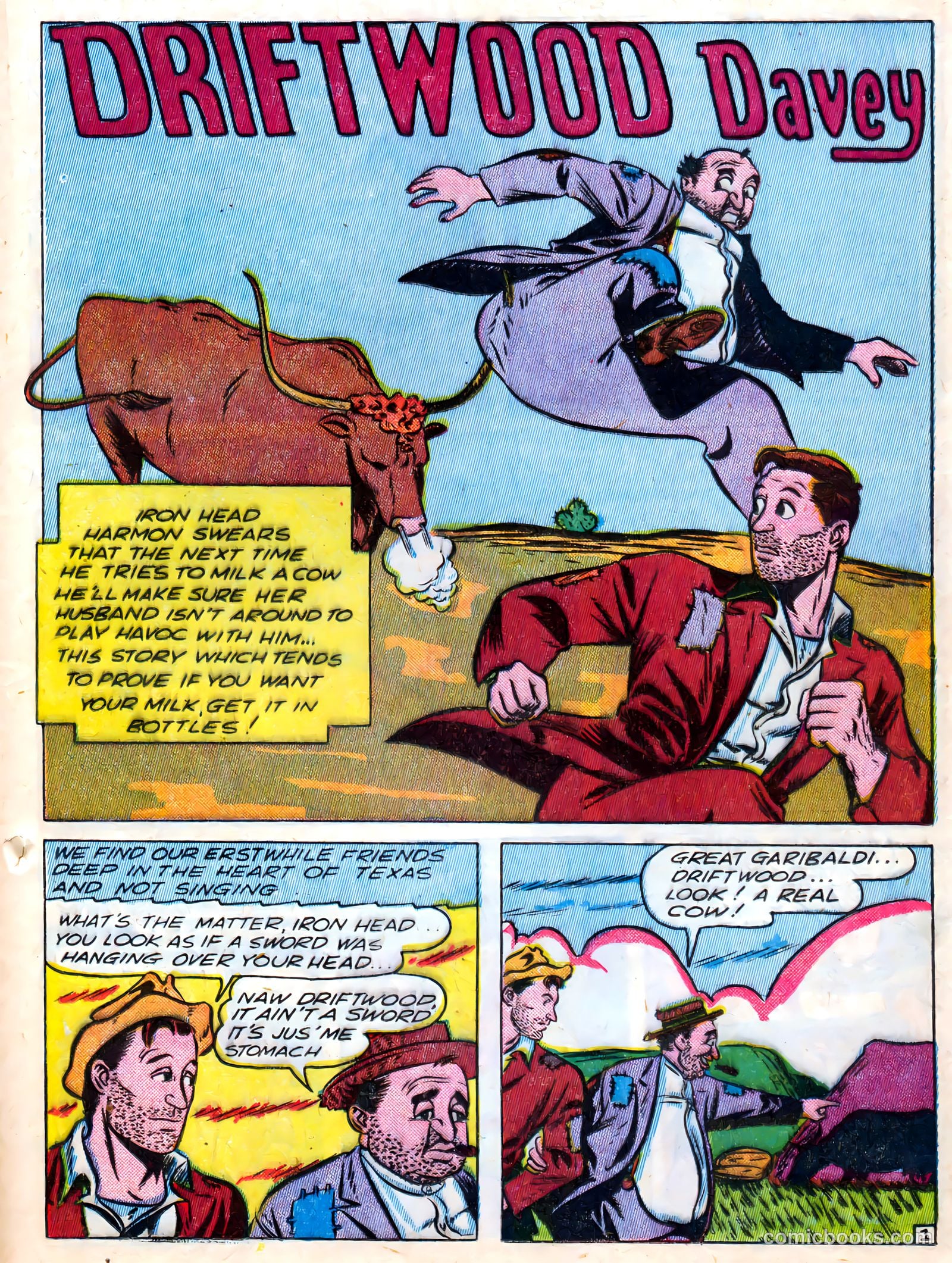 Blue Circle Comics #4 (1944) — page 33 of 52