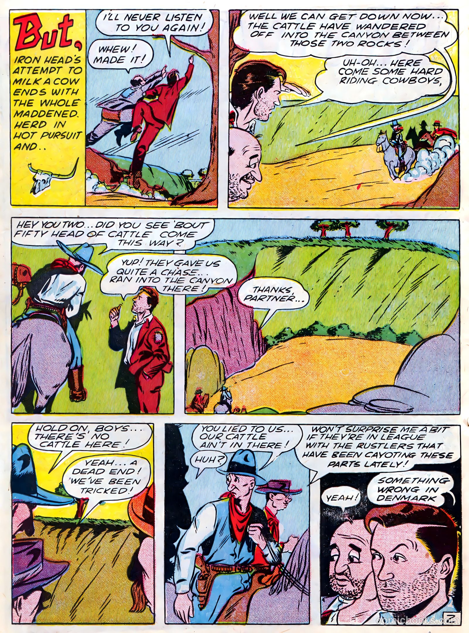 Blue Circle Comics #4 (1944) — page 34 of 52
