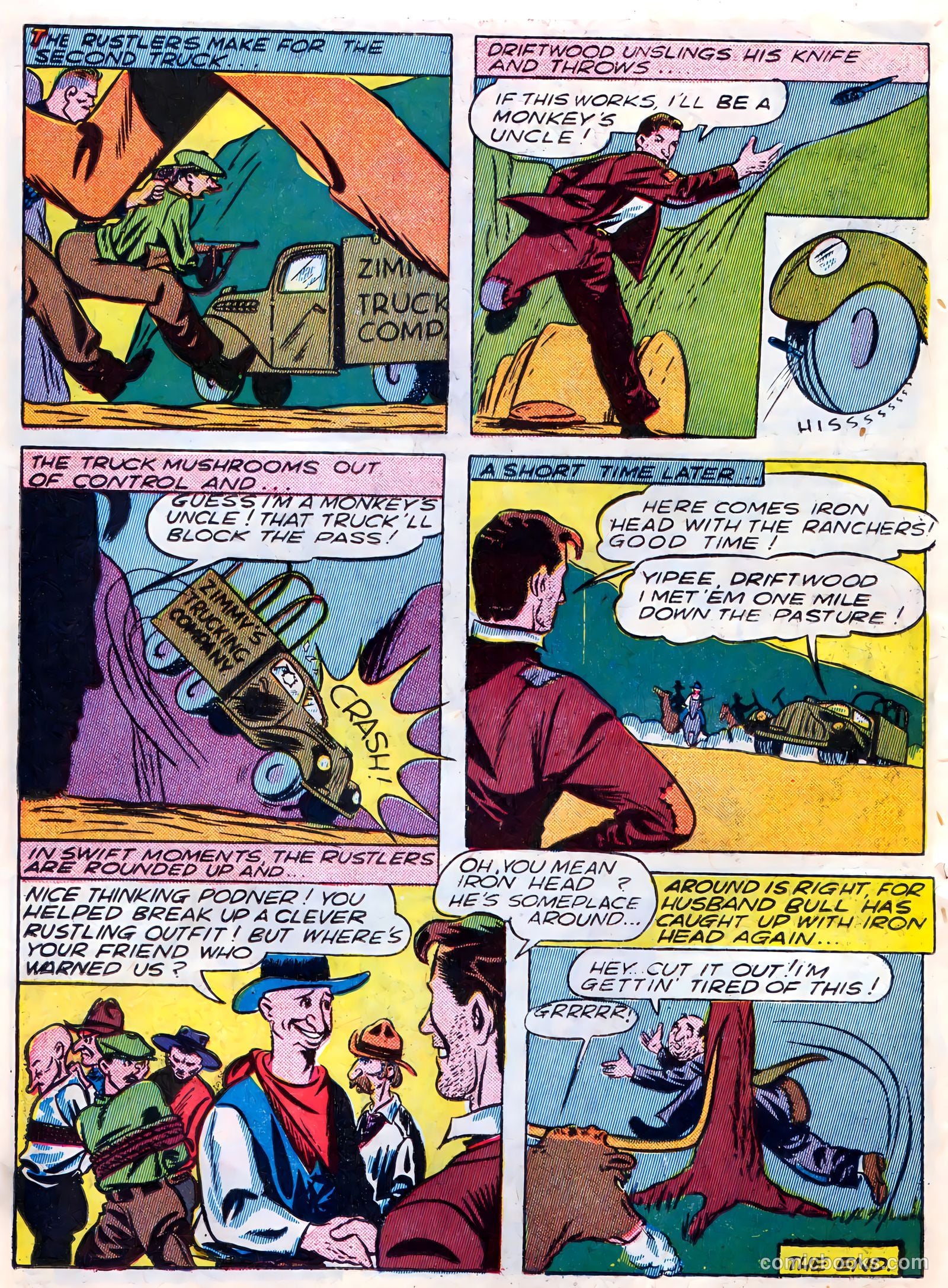 Blue Circle Comics #4 (1944) — page 36 of 52
