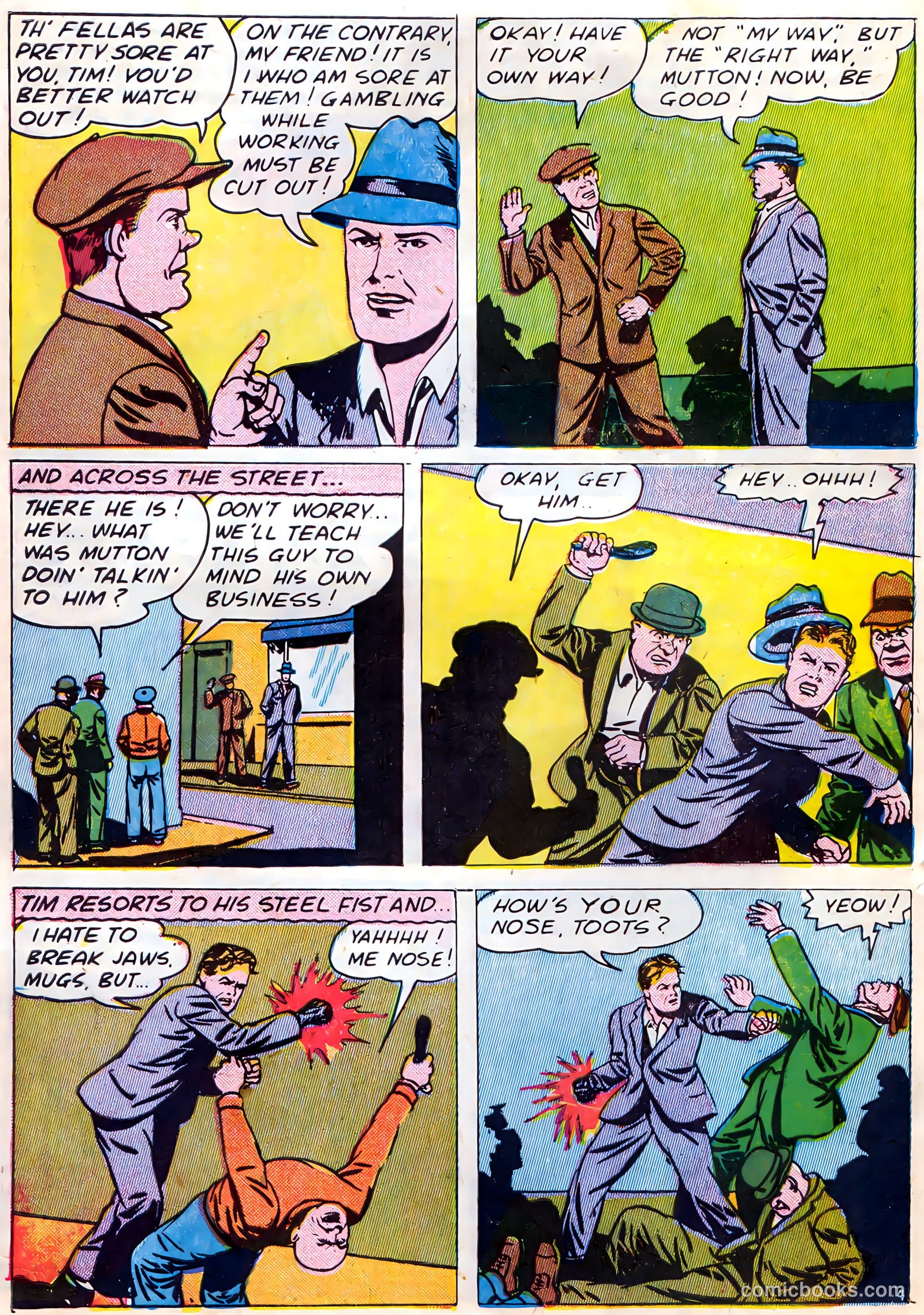 Blue Circle Comics #4 (1944) — page 40 of 52