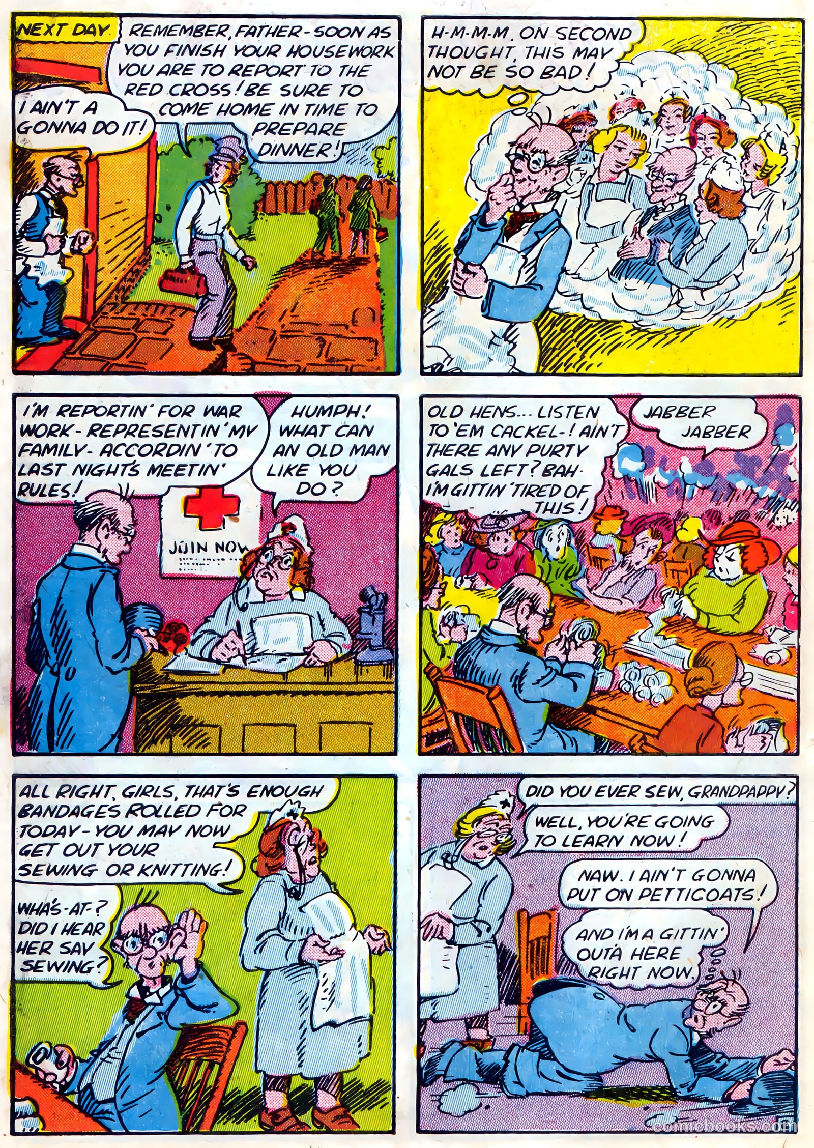 Blue Circle Comics #4 (1944) — page 46 of 52