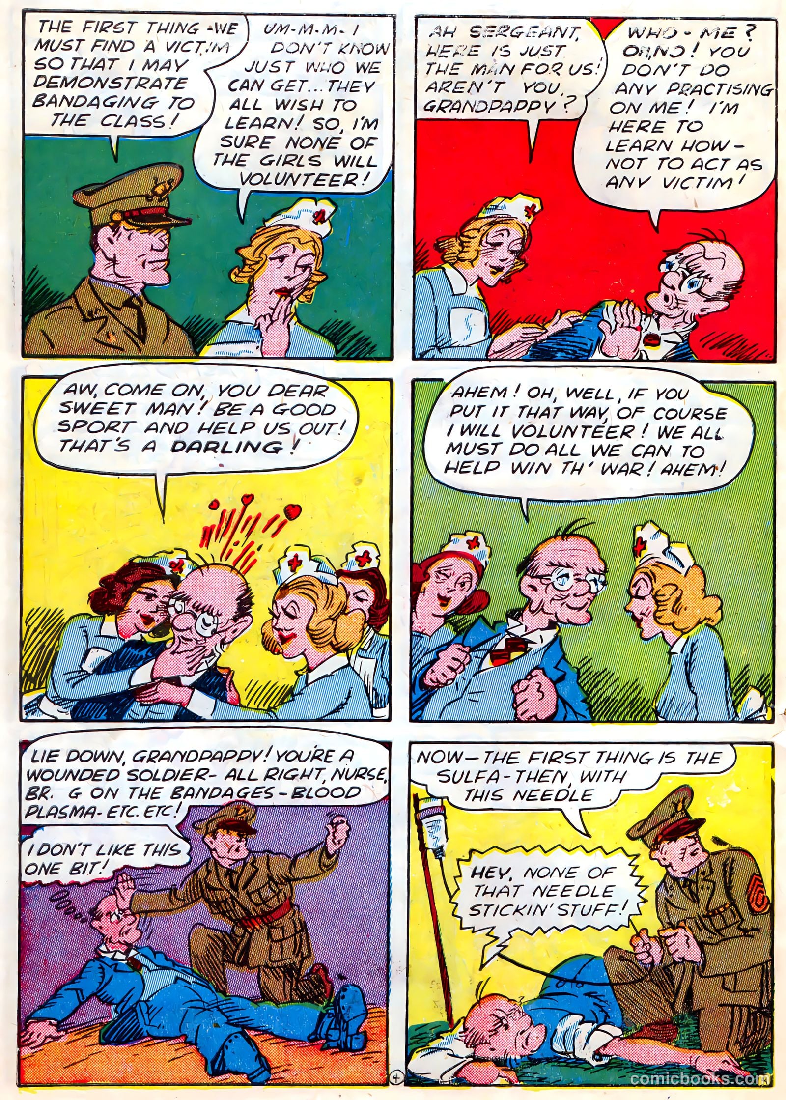 Blue Circle Comics #4 (1944) — page 48 of 52