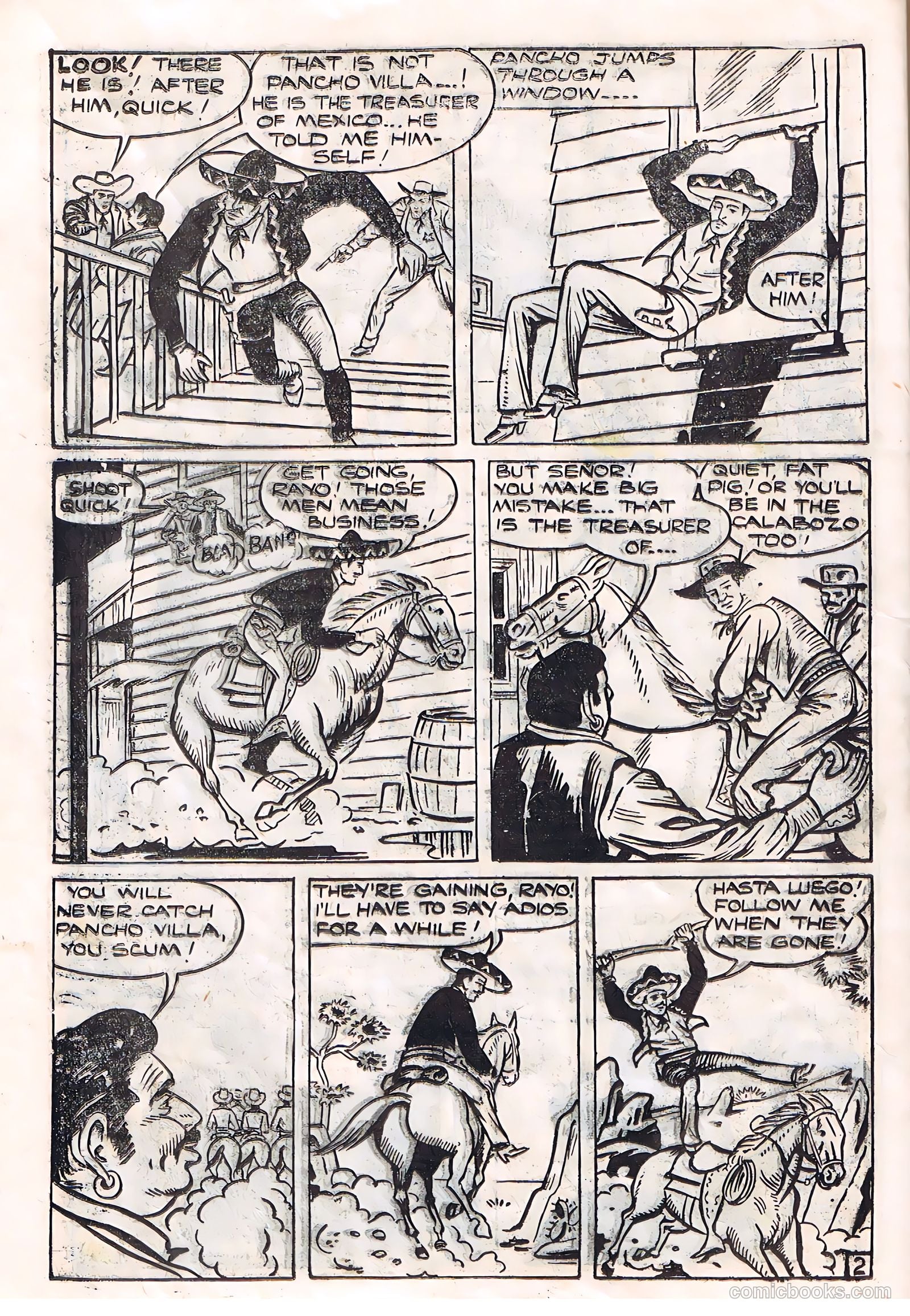 Pancho Villa #36 (1950) — page 20 of 28