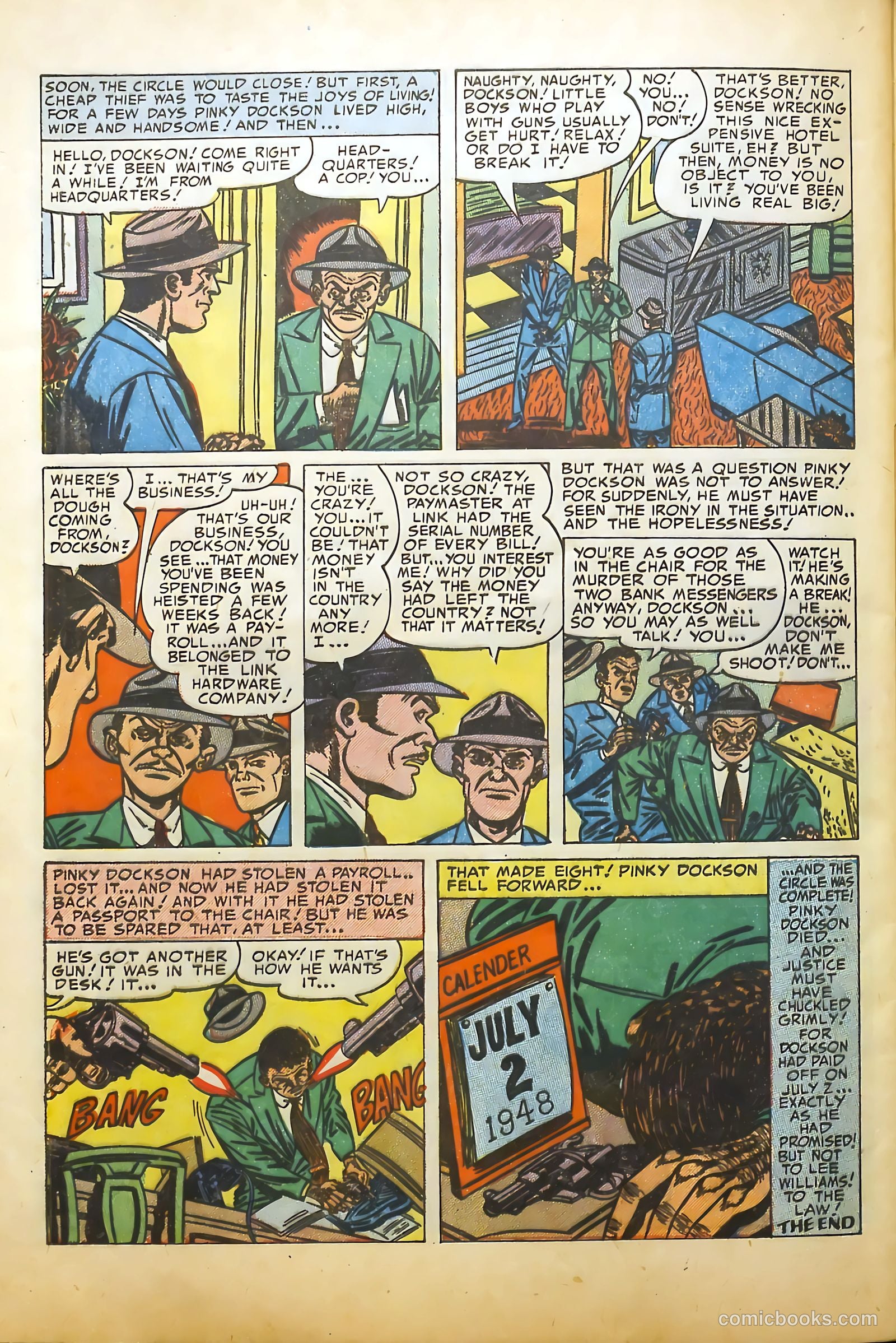 Headline Comics #60 (1949) — page 32 of 36