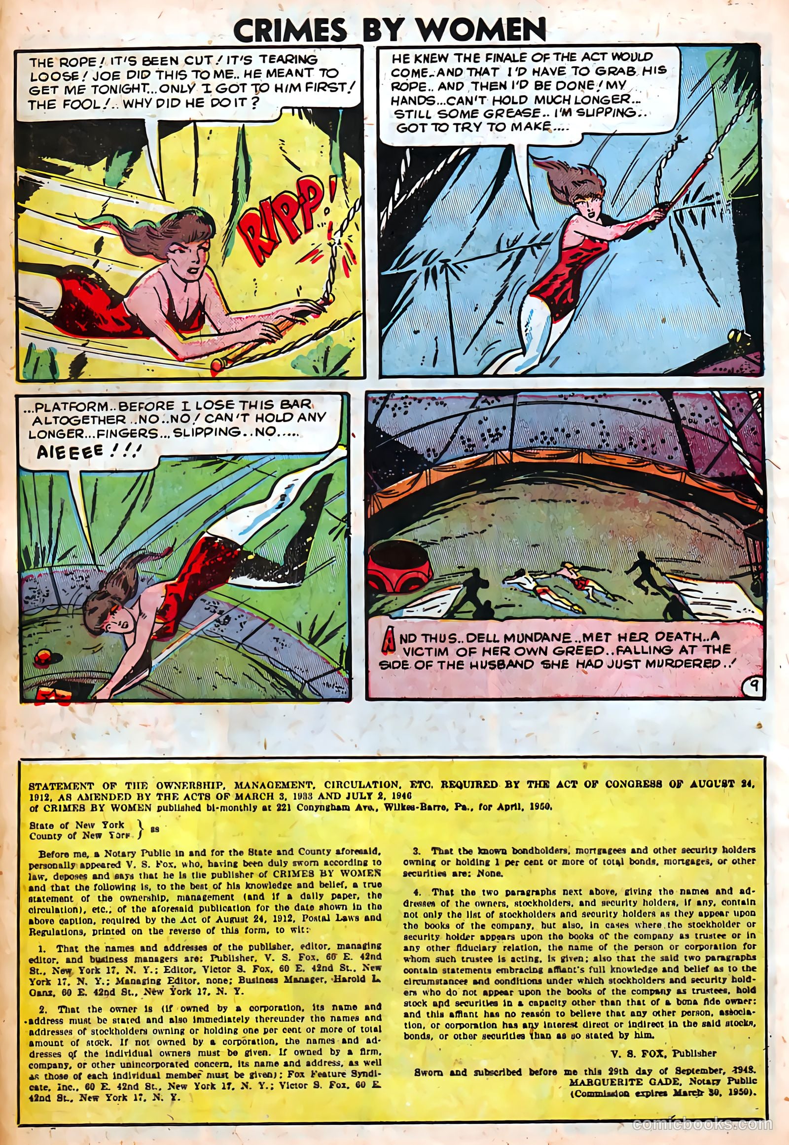 Variety Comics #1 (1950) — page 32 of 132