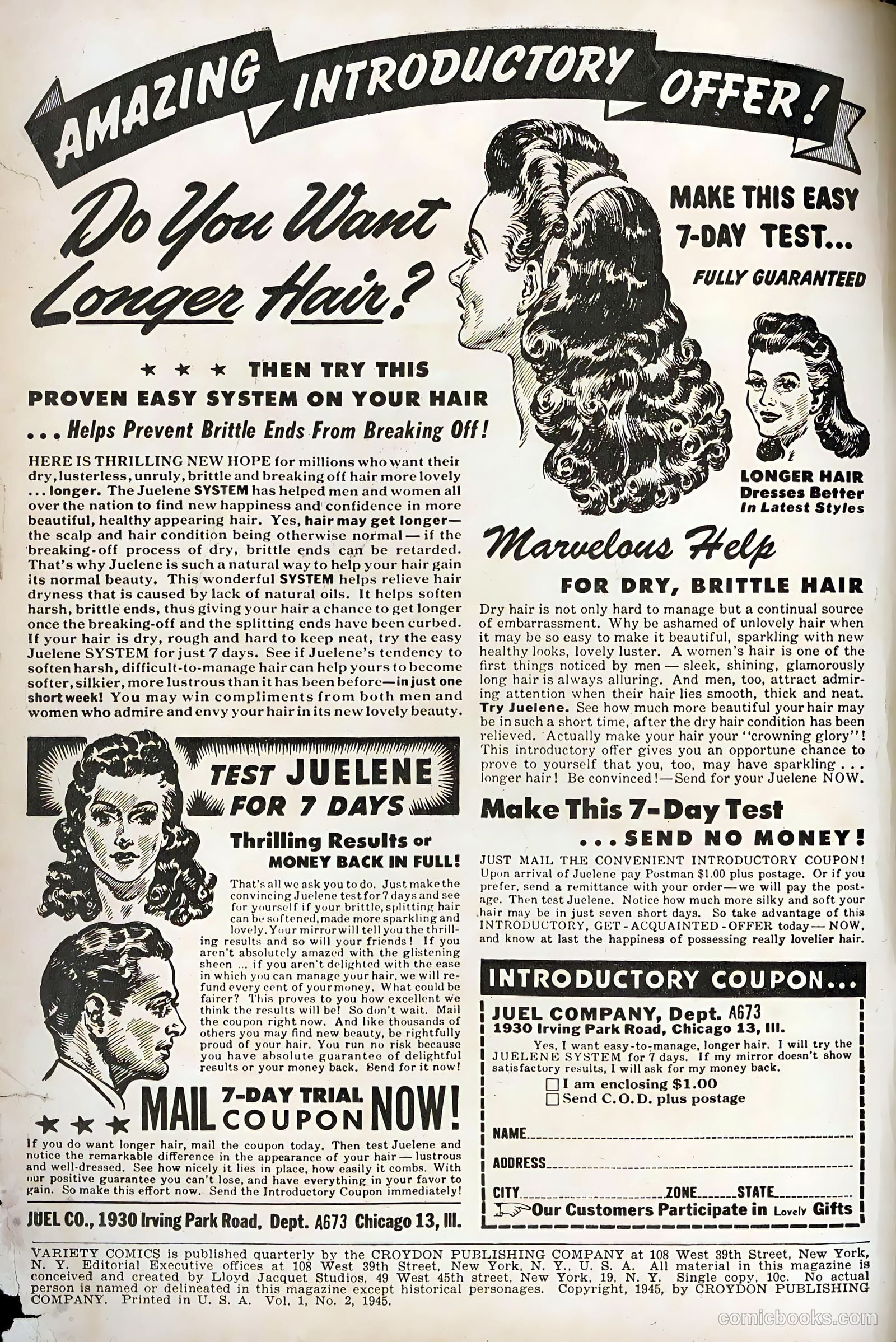 Variety Comics #2 (1950) — page 2 of 36