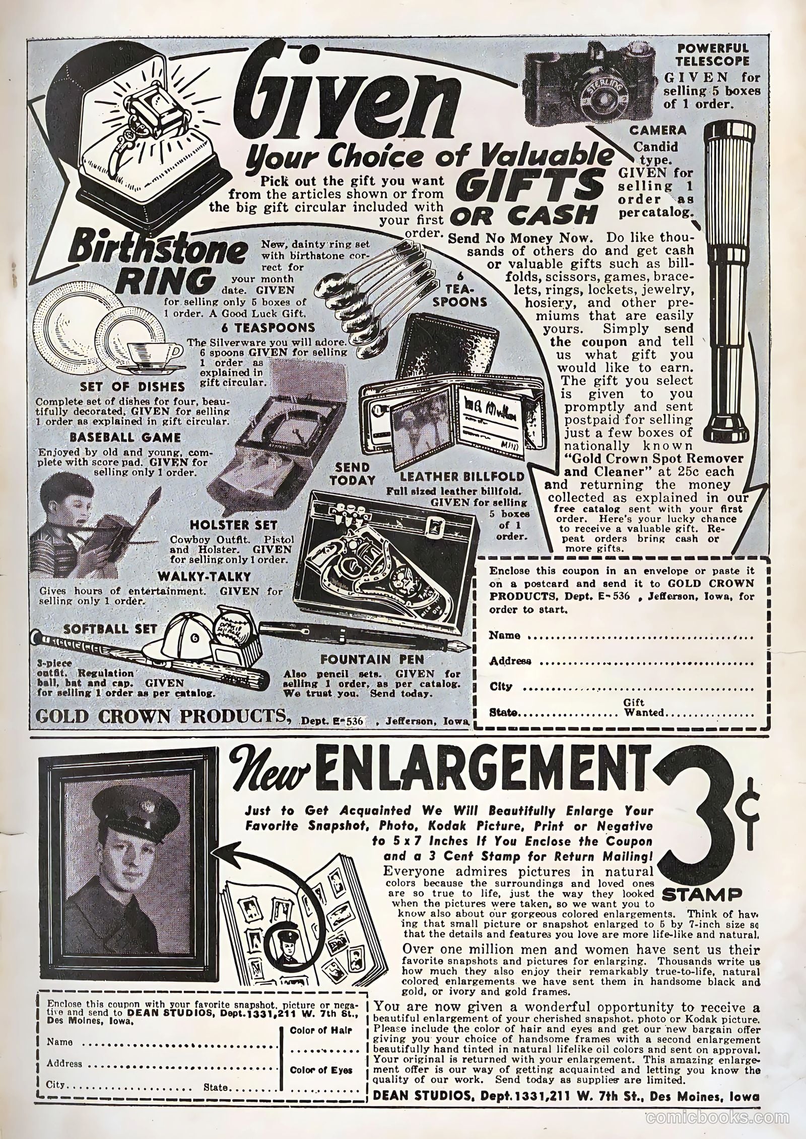 Variety Comics #2 (1950) — page 35 of 36