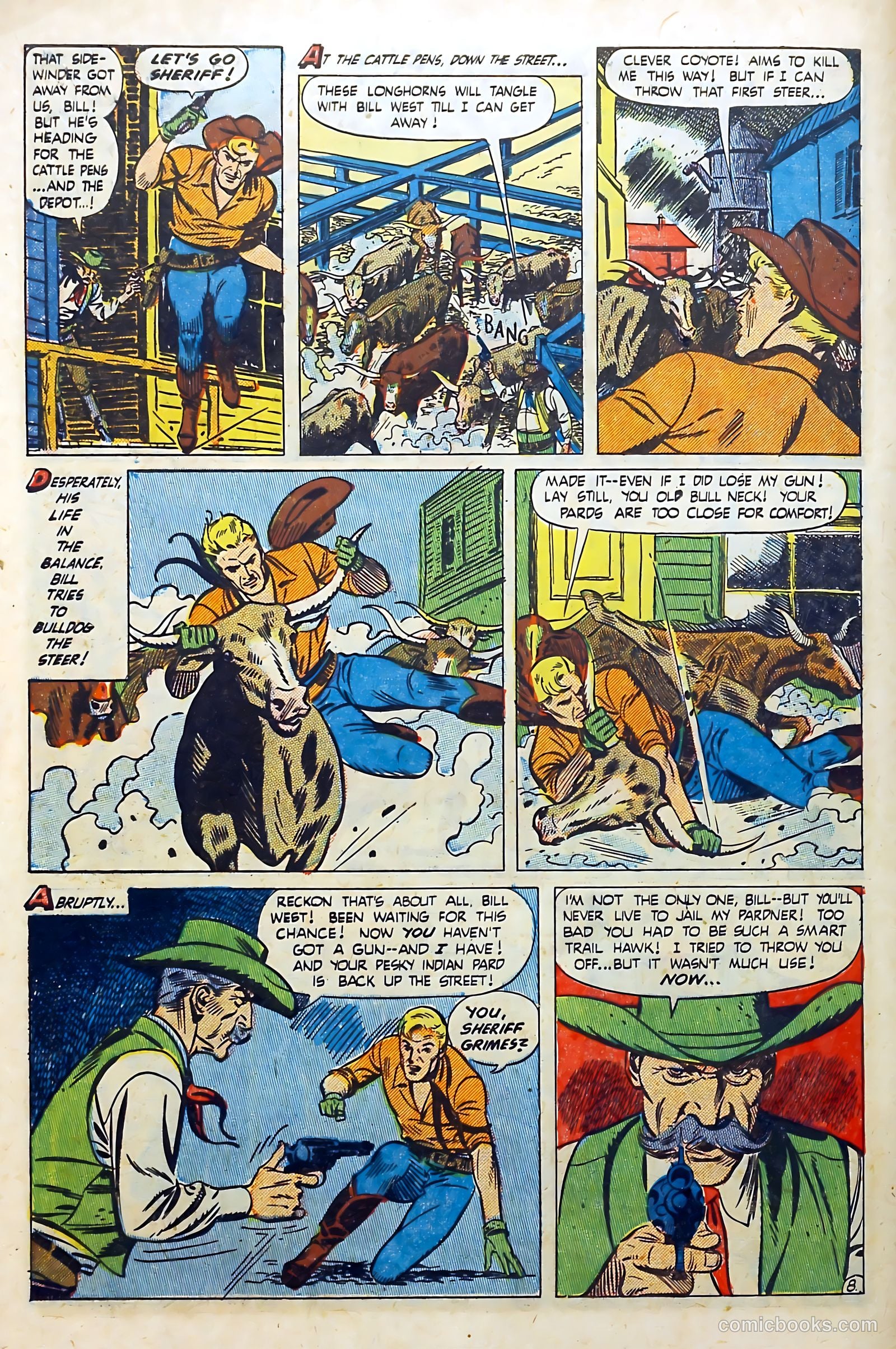 Billy West #10 (1949) — page 10 of 36