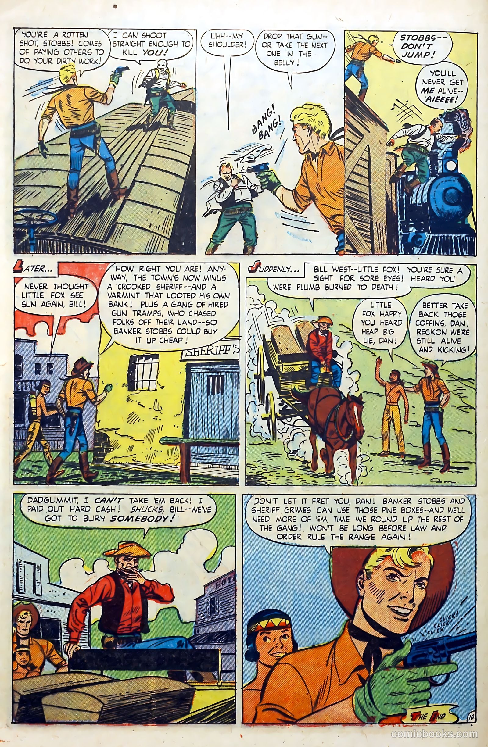 Billy West #10 (1949) — page 12 of 36