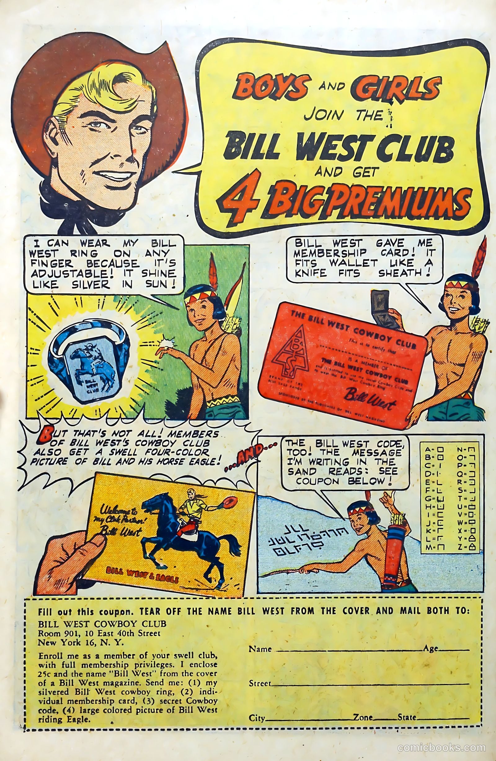 Billy West #10 (1949) — page 14 of 36