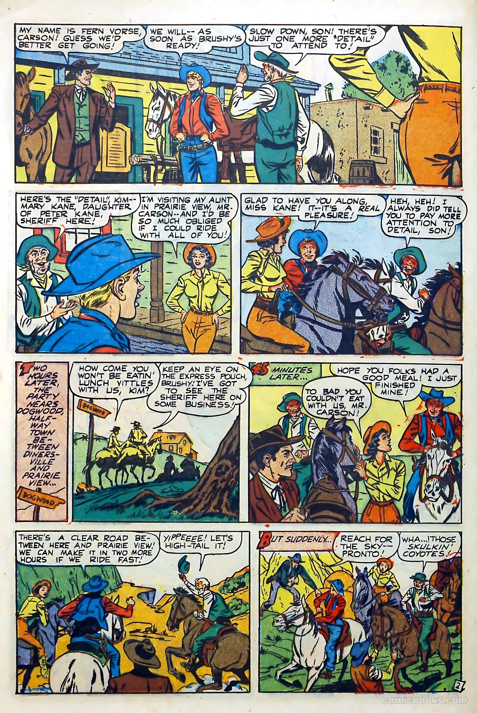 Billy West #10 (1949) — page 16 of 36