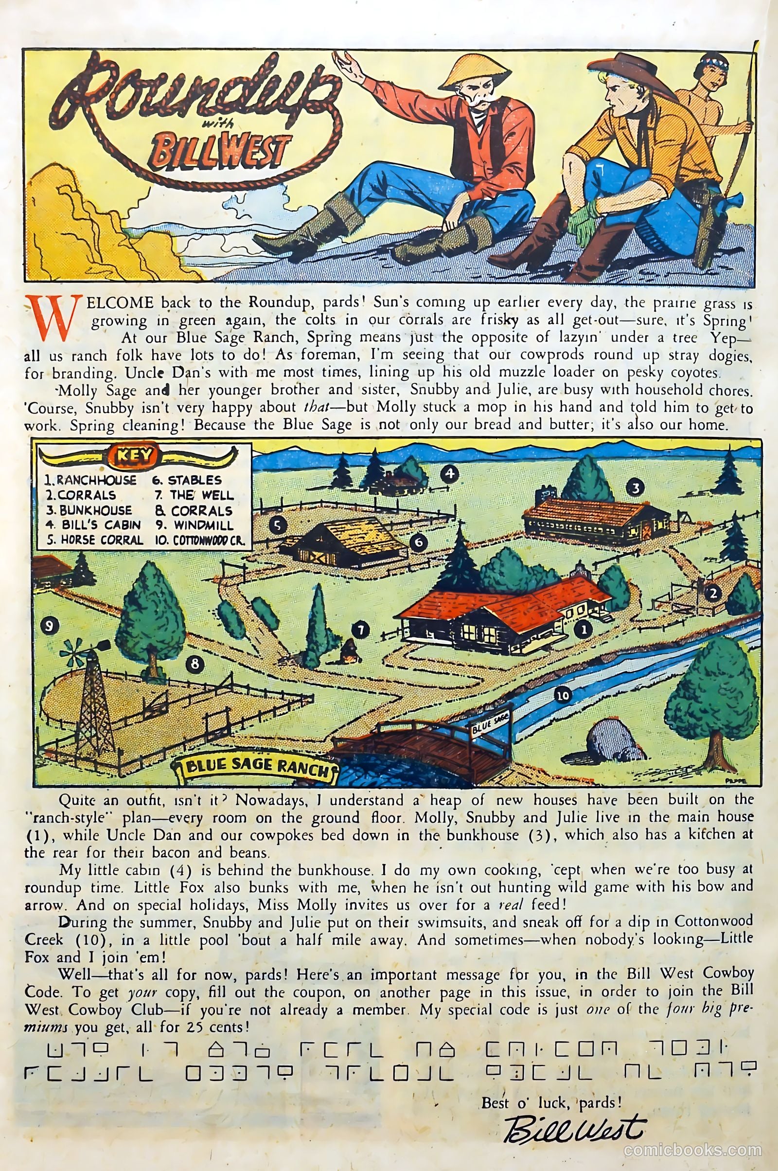 Billy West #10 (1949) — page 22 of 36