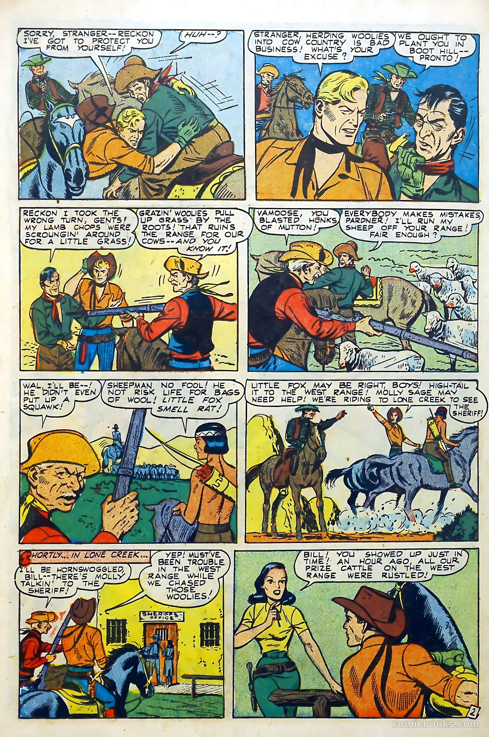 Billy West #10 (1949) — page 26 of 36