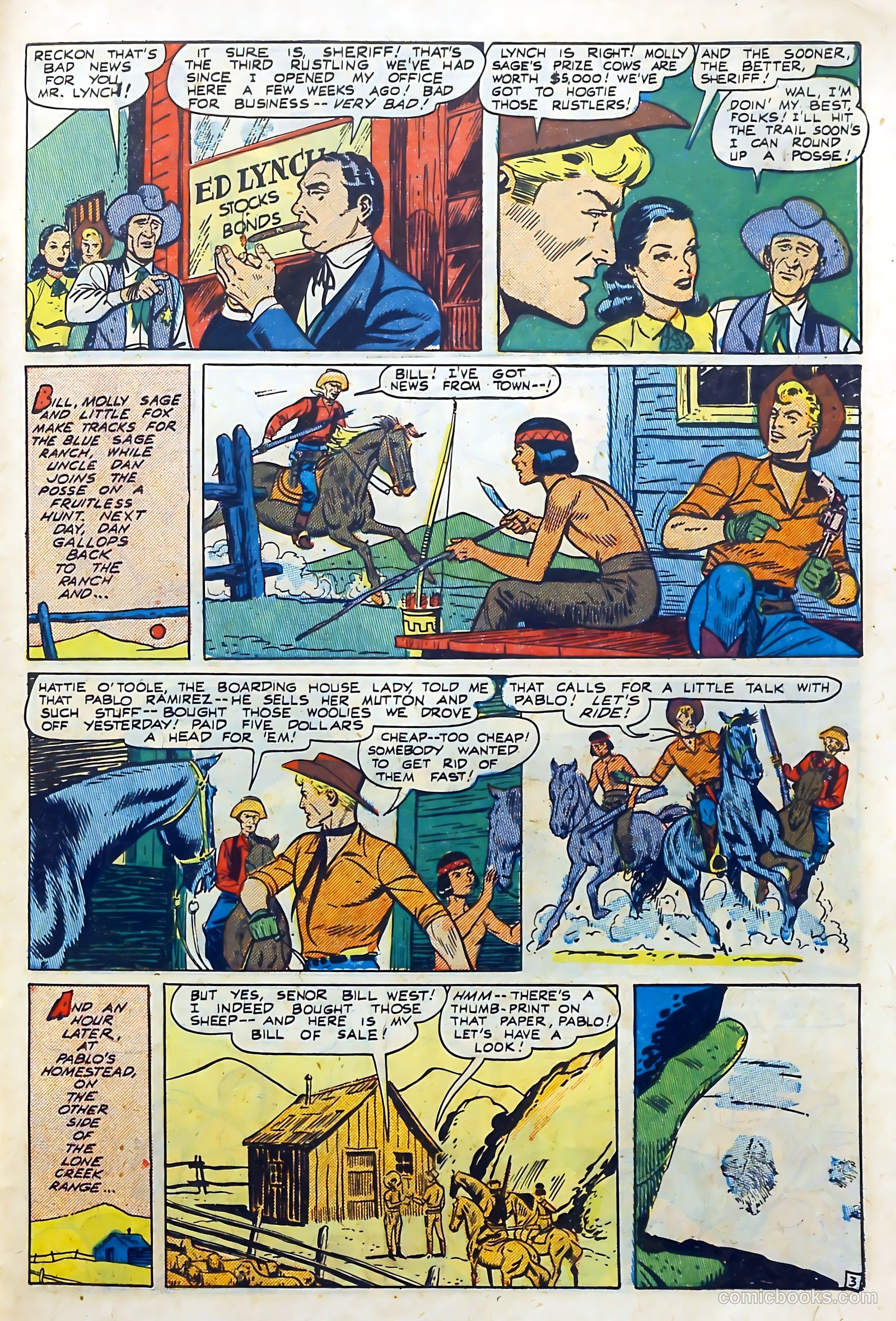 Billy West #10 (1949) — page 27 of 36