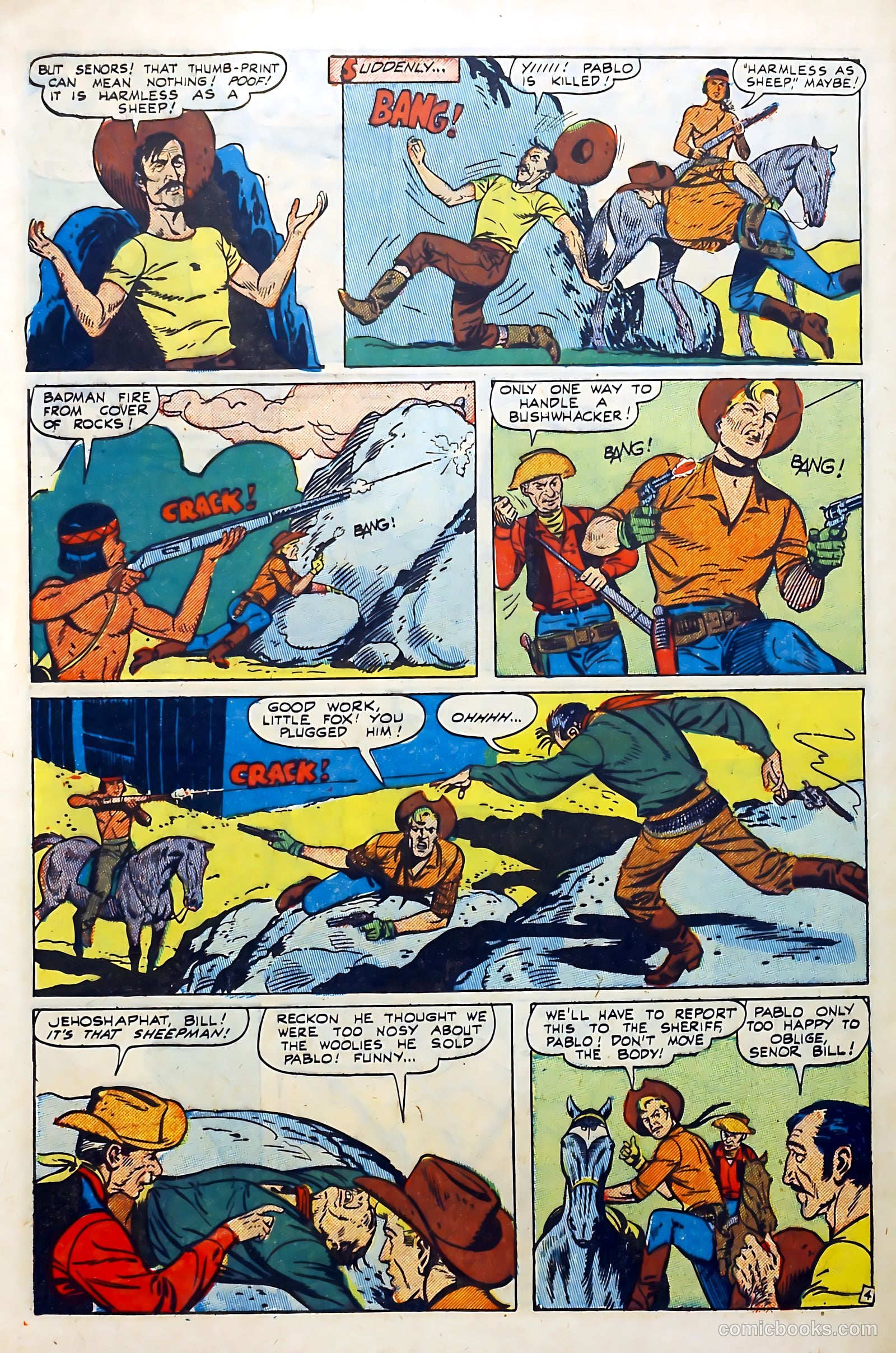 Billy West #10 (1949) — page 28 of 36