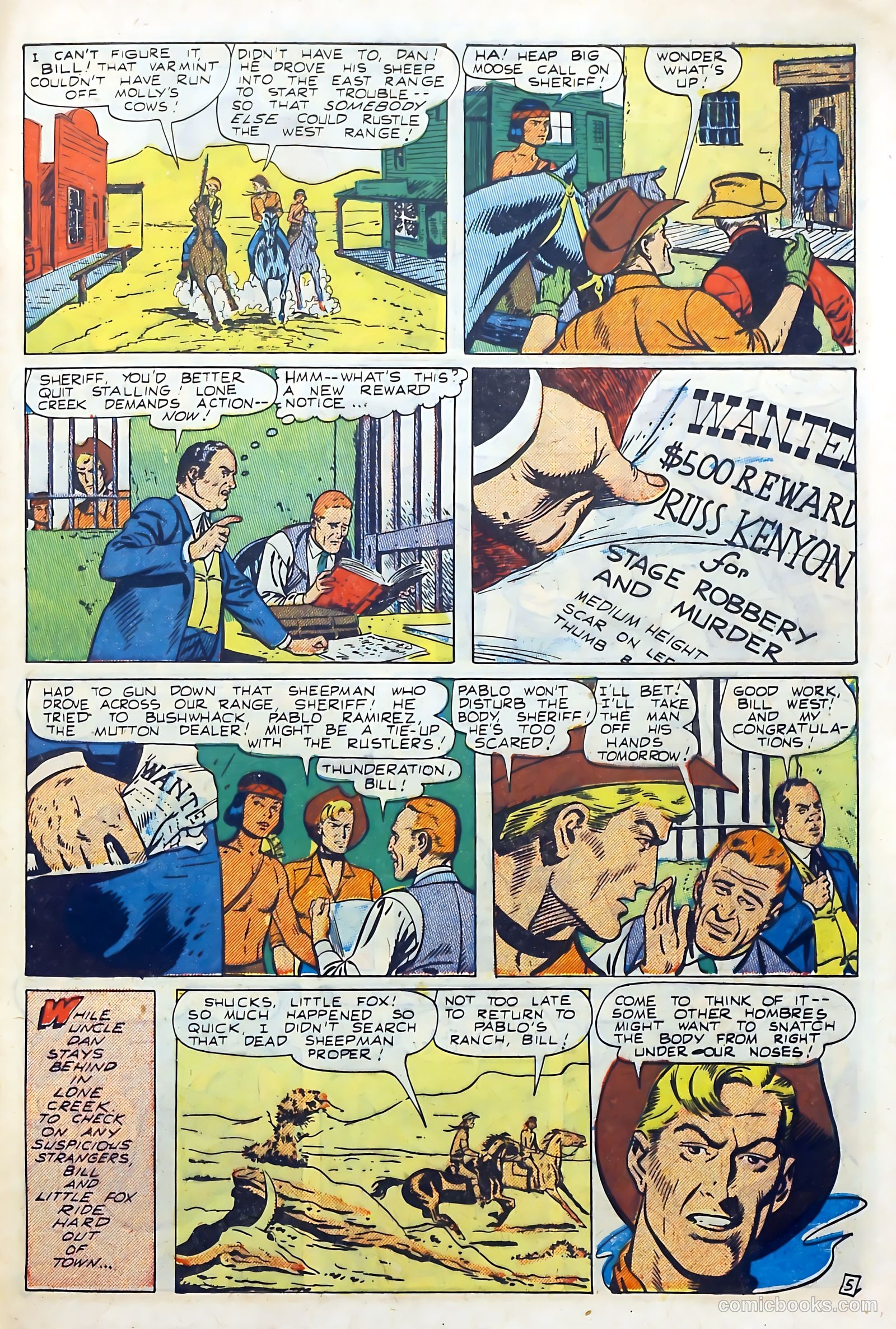 Billy West #10 (1949) — page 29 of 36