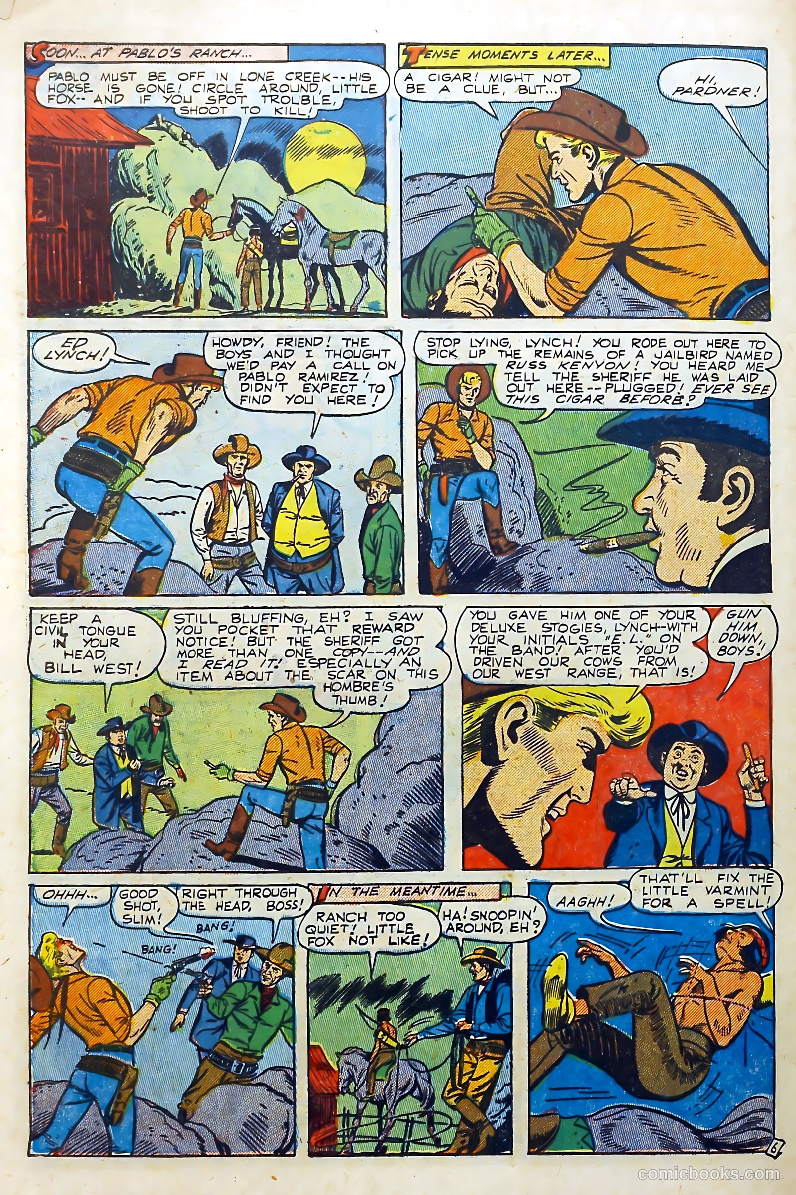 Billy West #10 (1949) — page 30 of 36