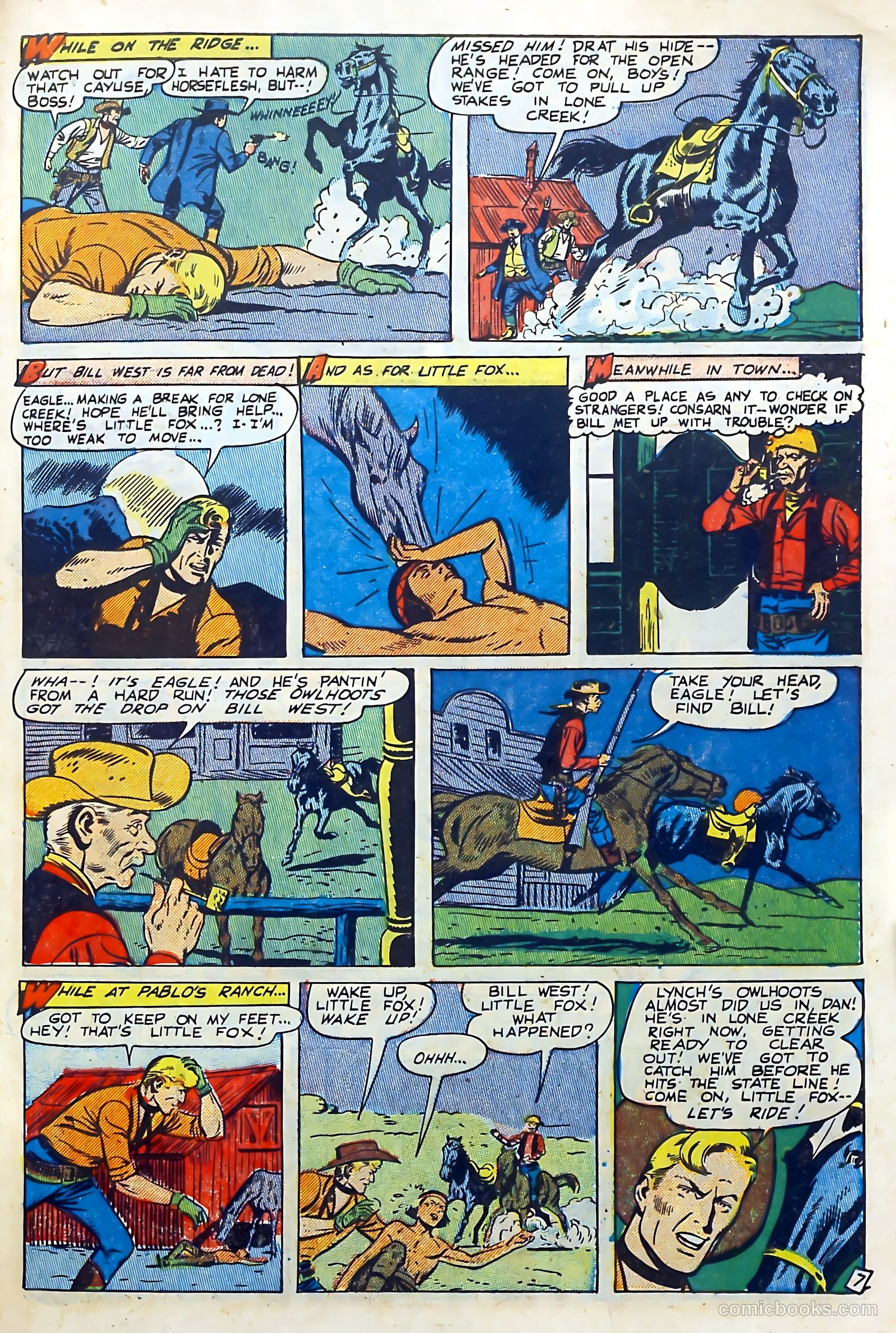 Billy West #10 (1949) — page 31 of 36