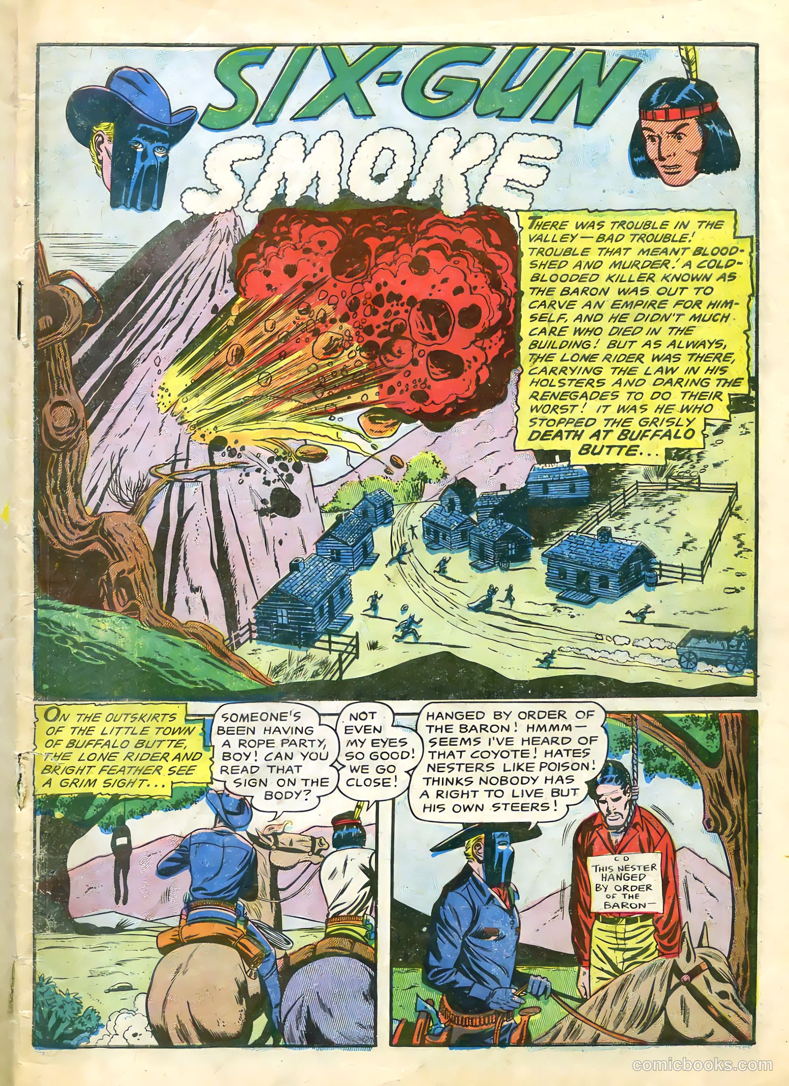 The Lone Rider #22 (1950) — page 2 of 33