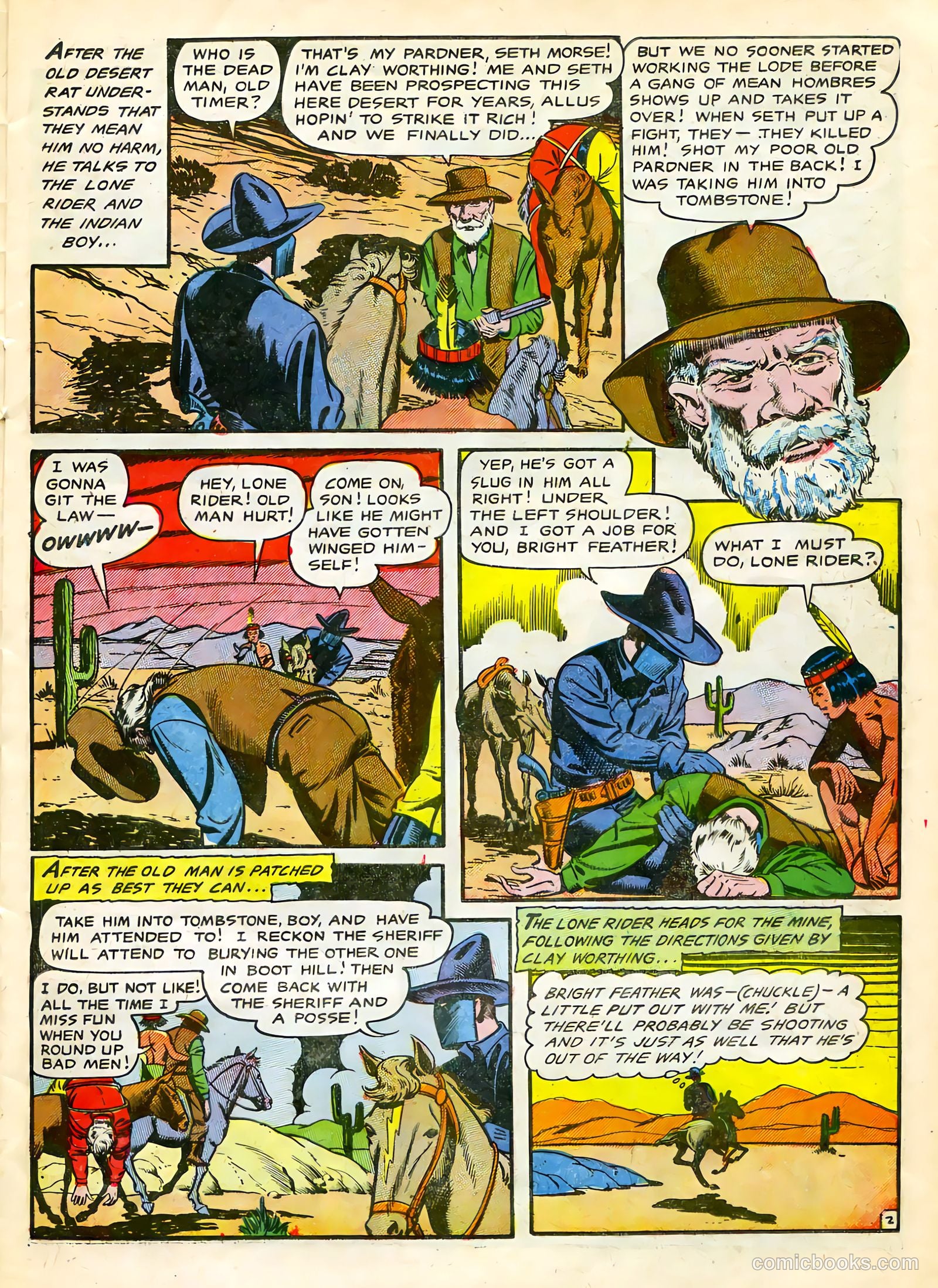 The Lone Rider #22 (1950) — page 12 of 33