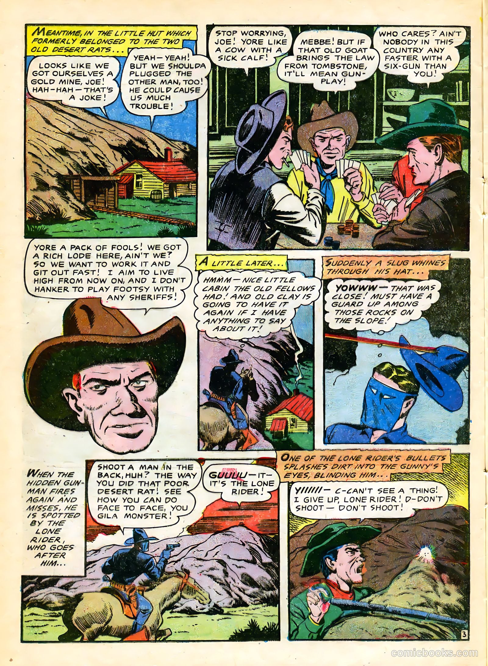 The Lone Rider #22 (1950) — page 13 of 33