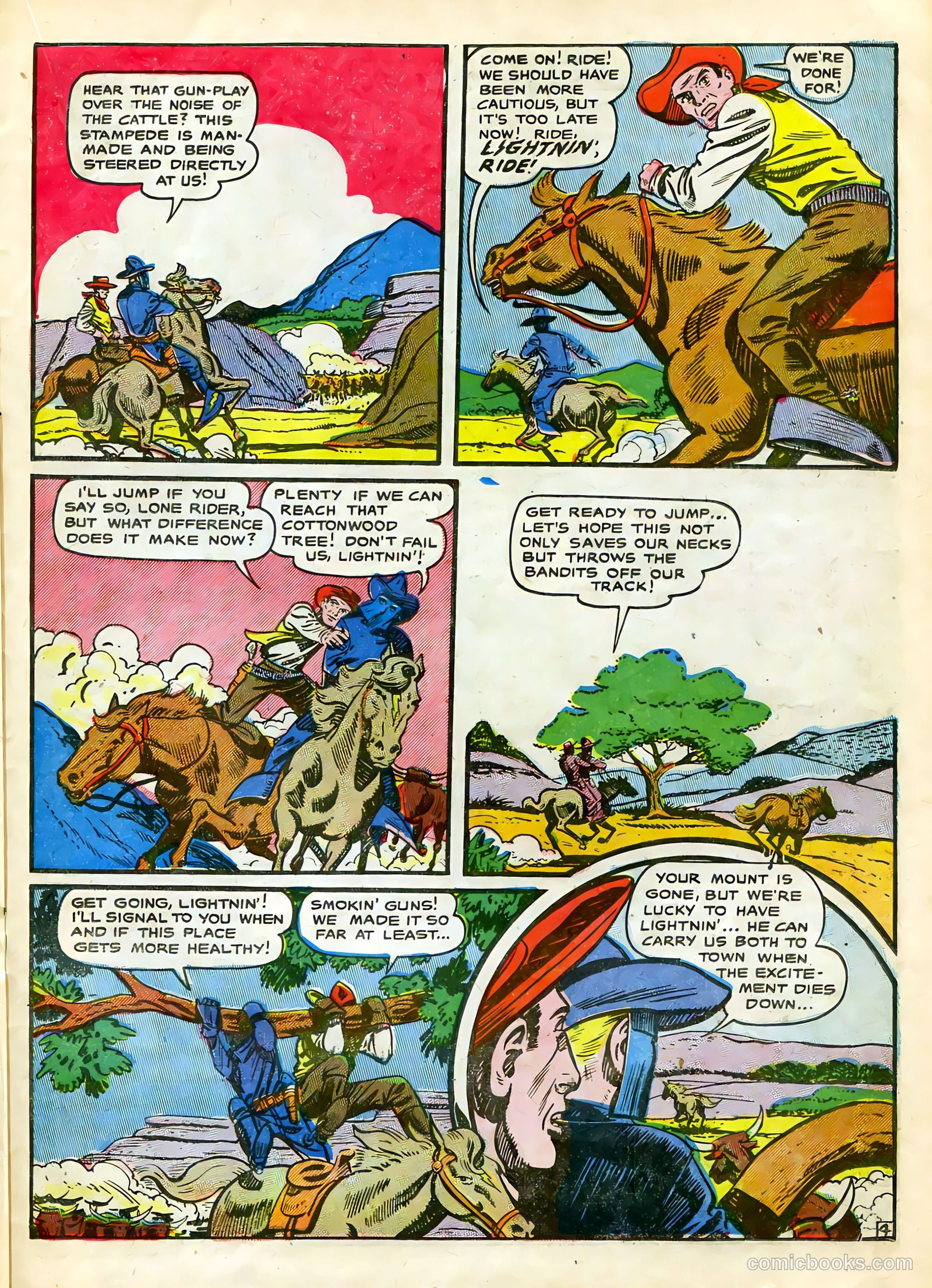 The Lone Rider #22 (1950) — page 20 of 33