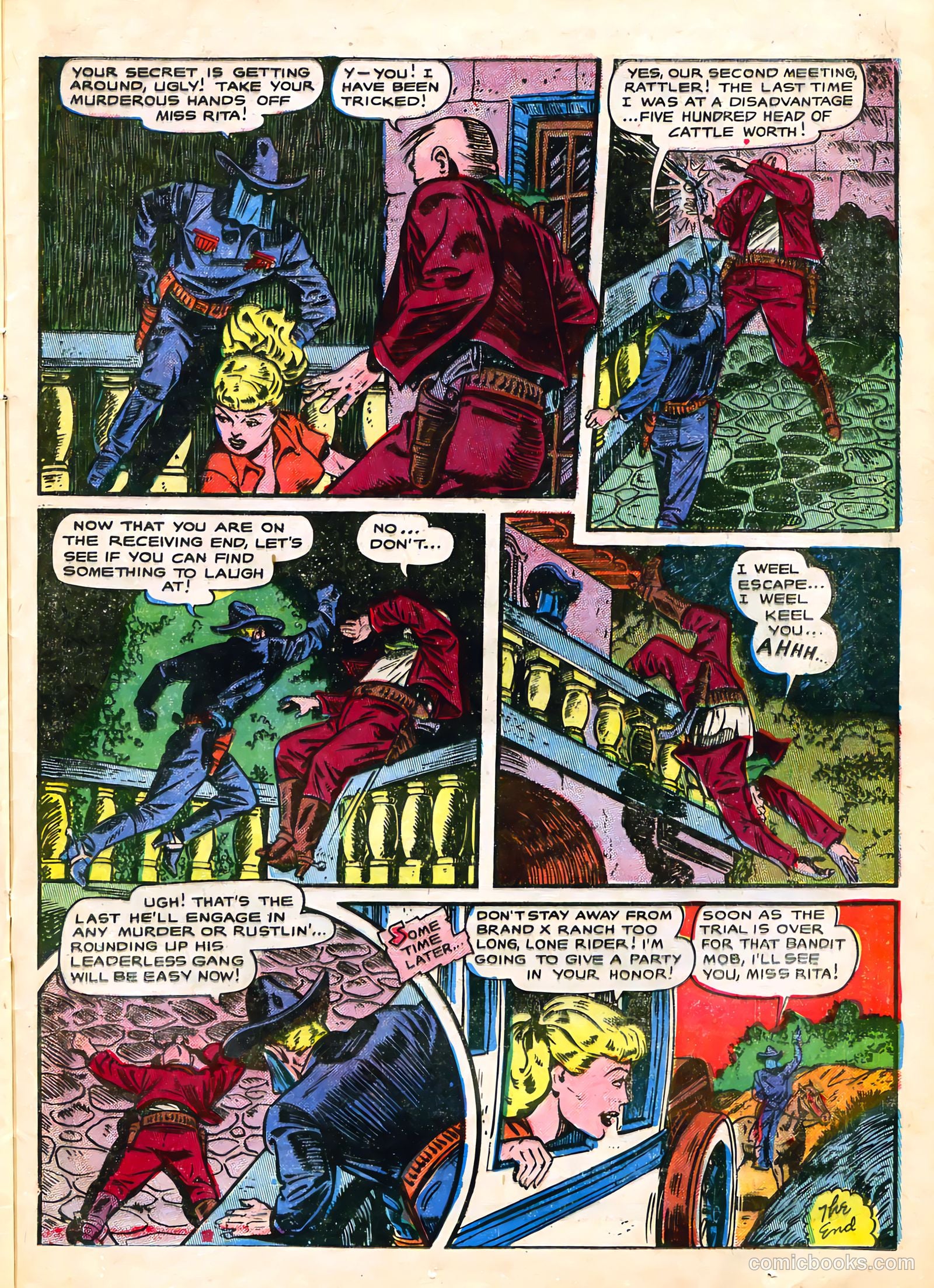 The Lone Rider #22 (1950) — page 24 of 33