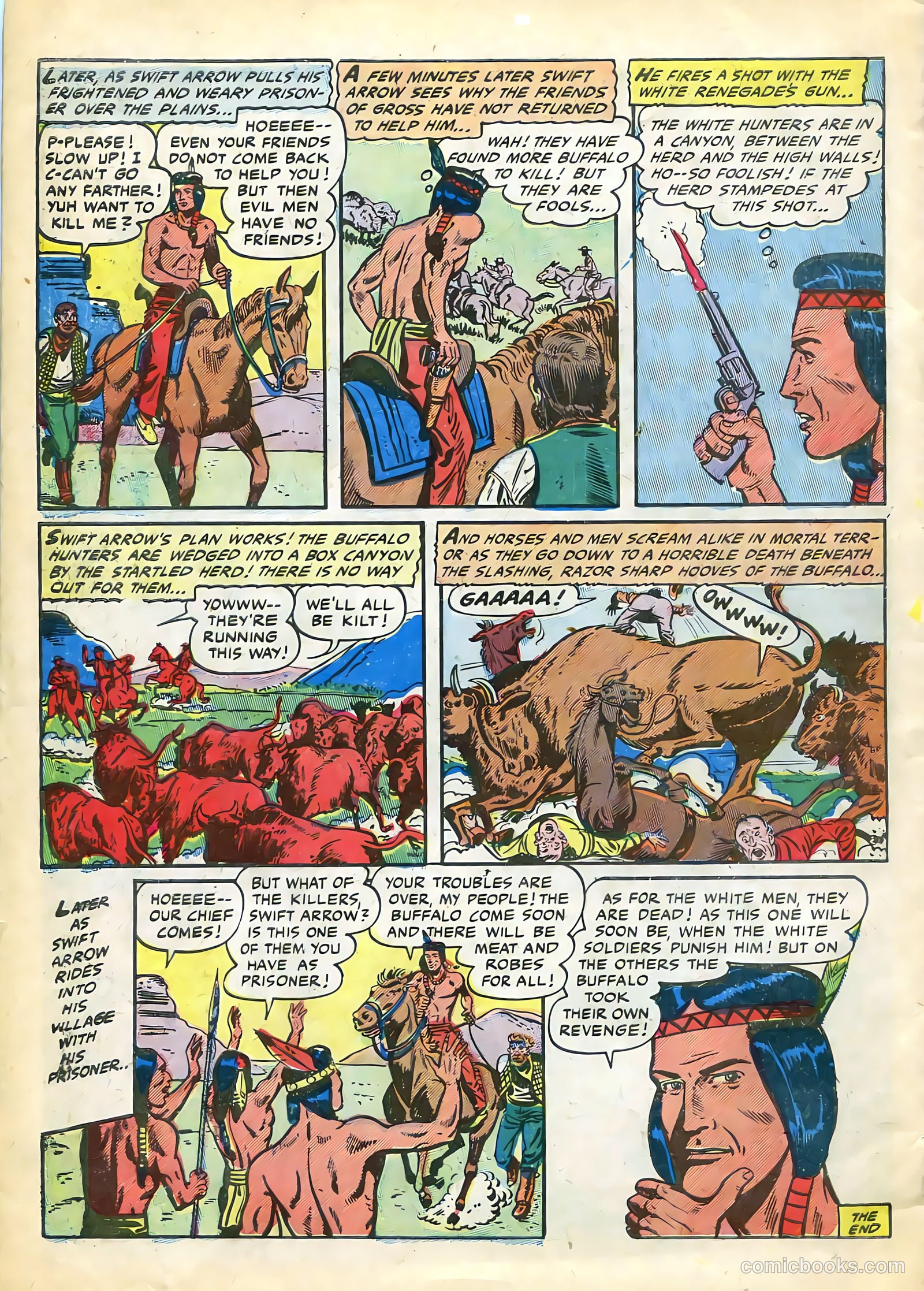 The Lone Rider #22 (1950) — page 33 of 33