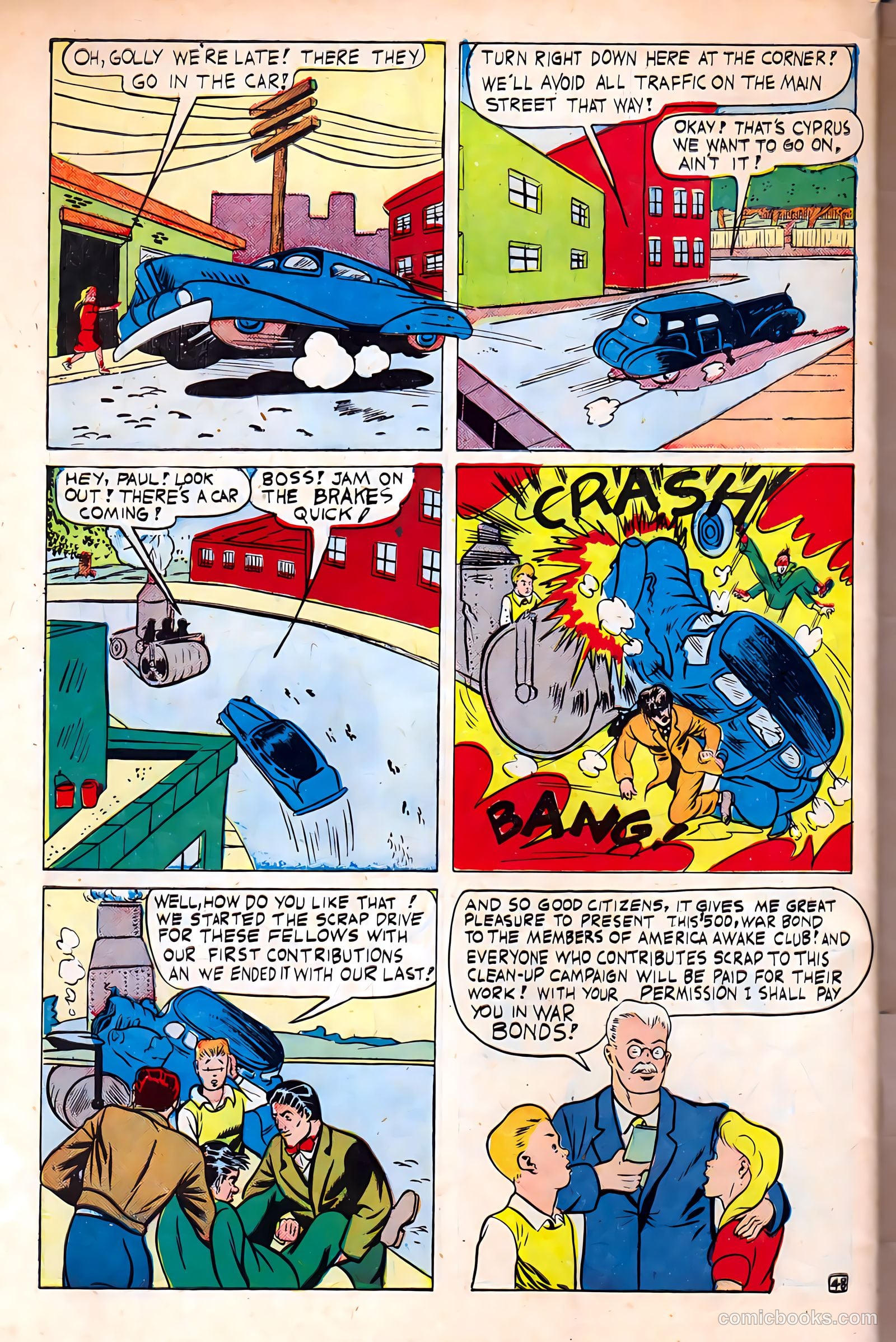 Super-Mystery Comics v4 #5 — page 50 of 52