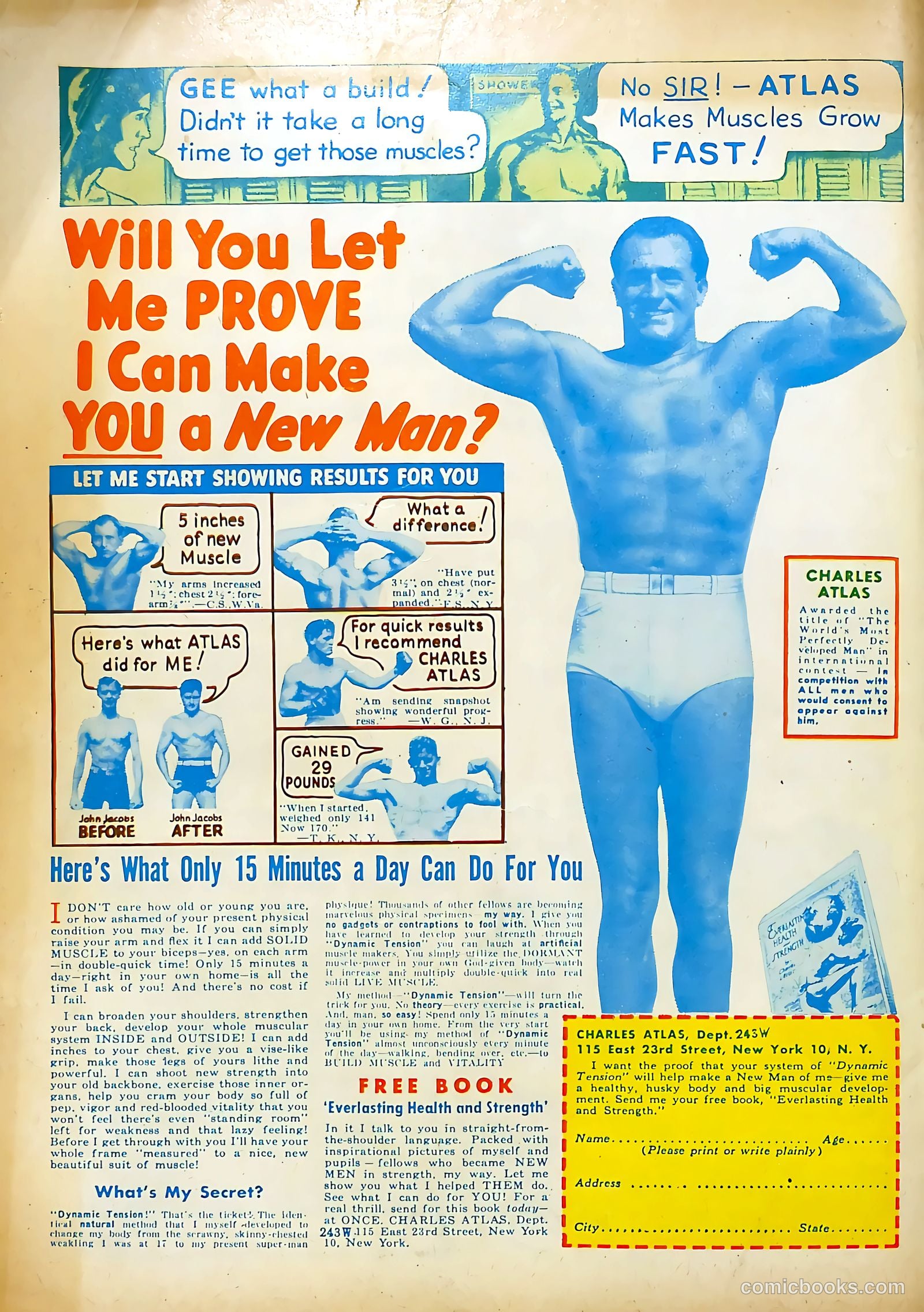 Headline Comics #55 (1949) — page 36 of 36