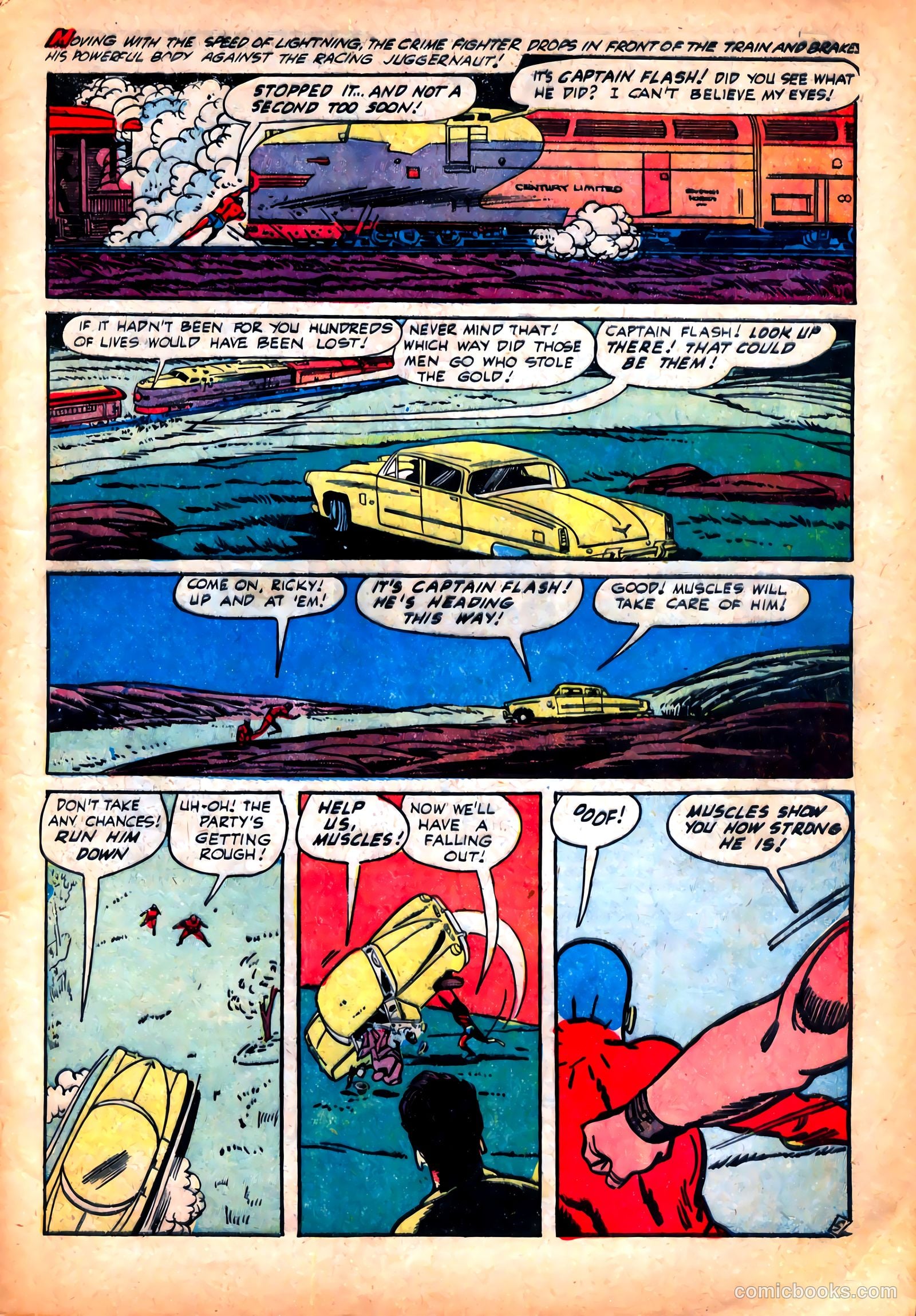 captain flash complete collection mike sekowsky s #nn — page 45 of 79