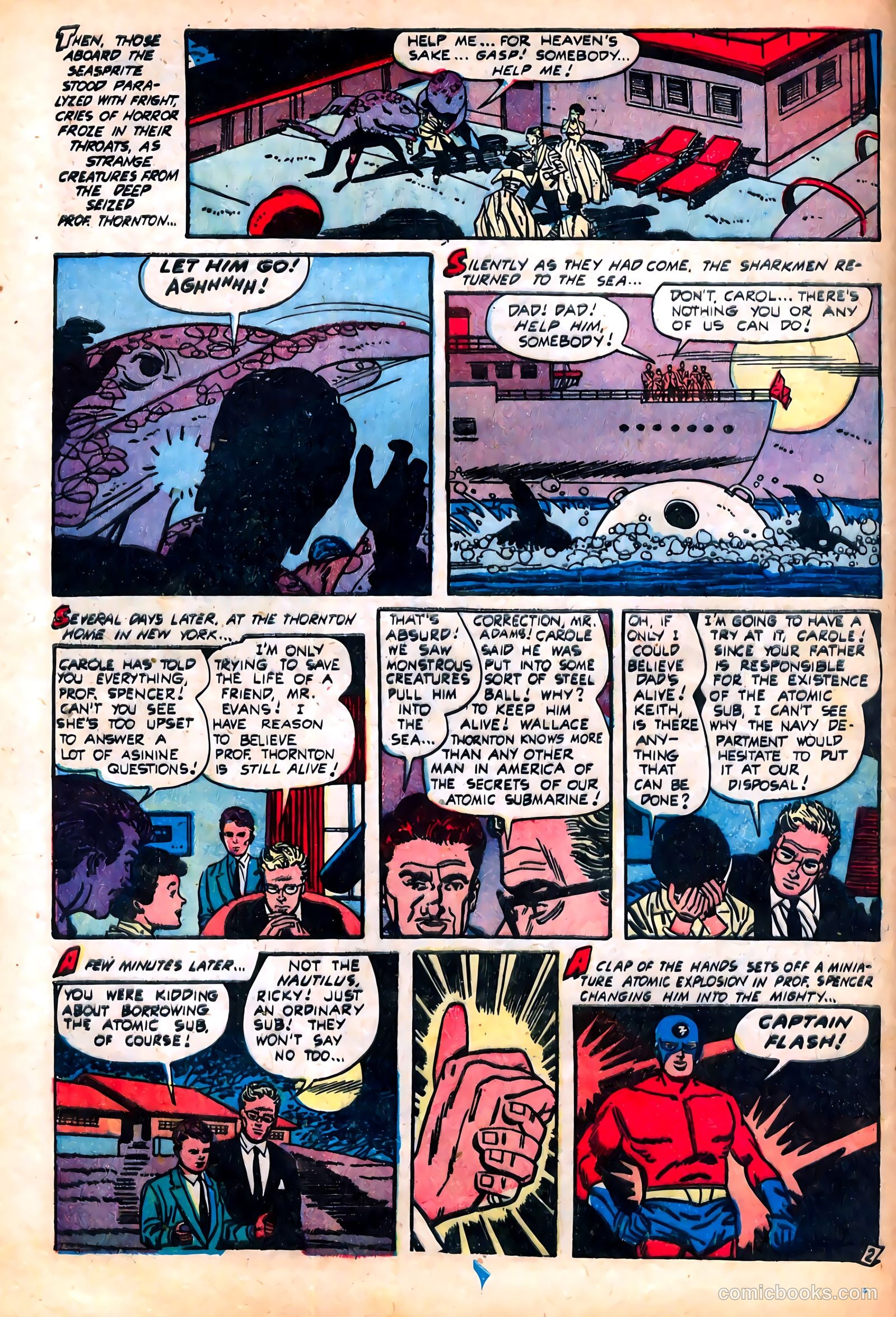 captain flash complete collection mike sekowsky s #nn — page 55 of 79