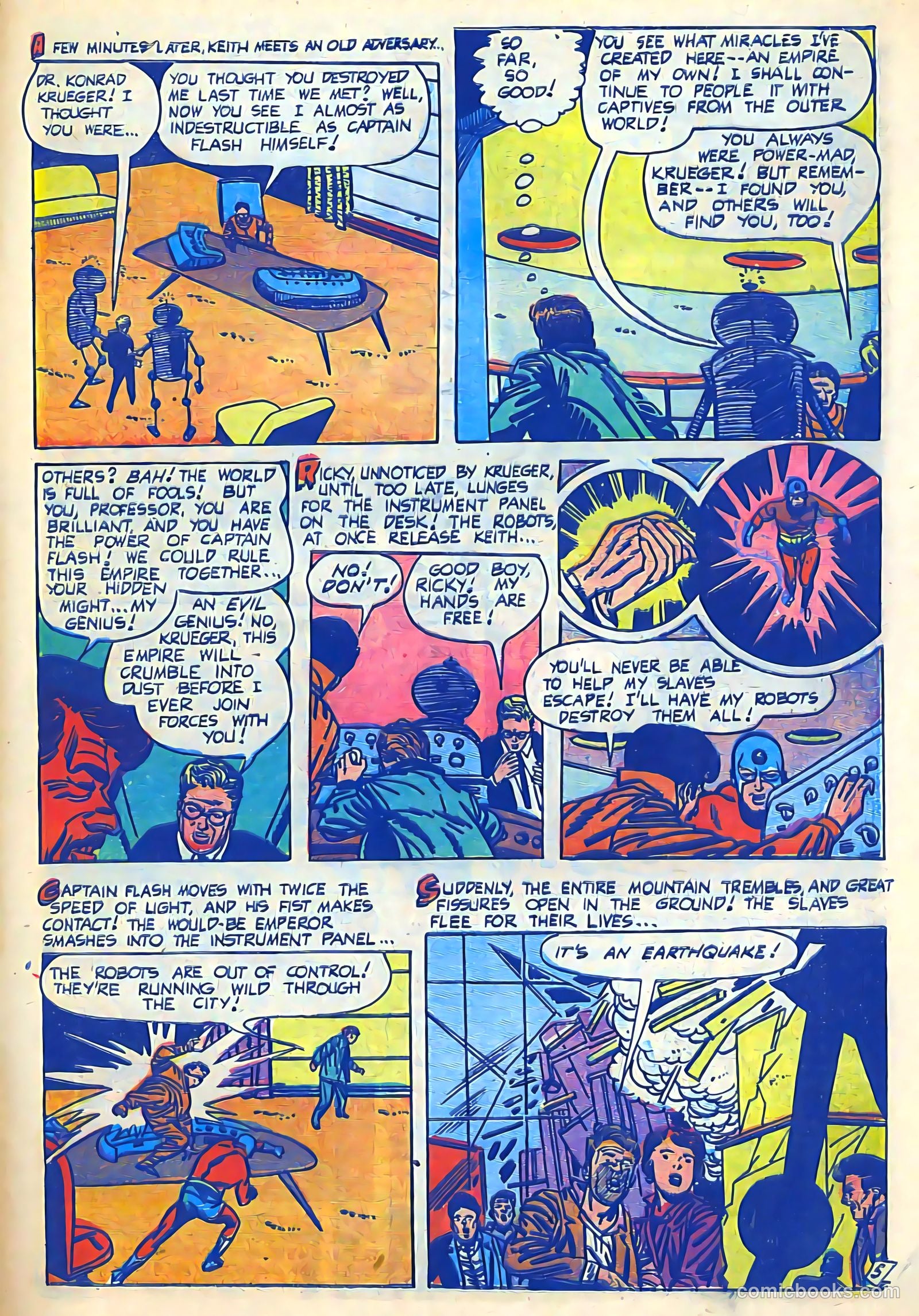 captain flash complete collection mike sekowsky s #nn — page 78 of 79
