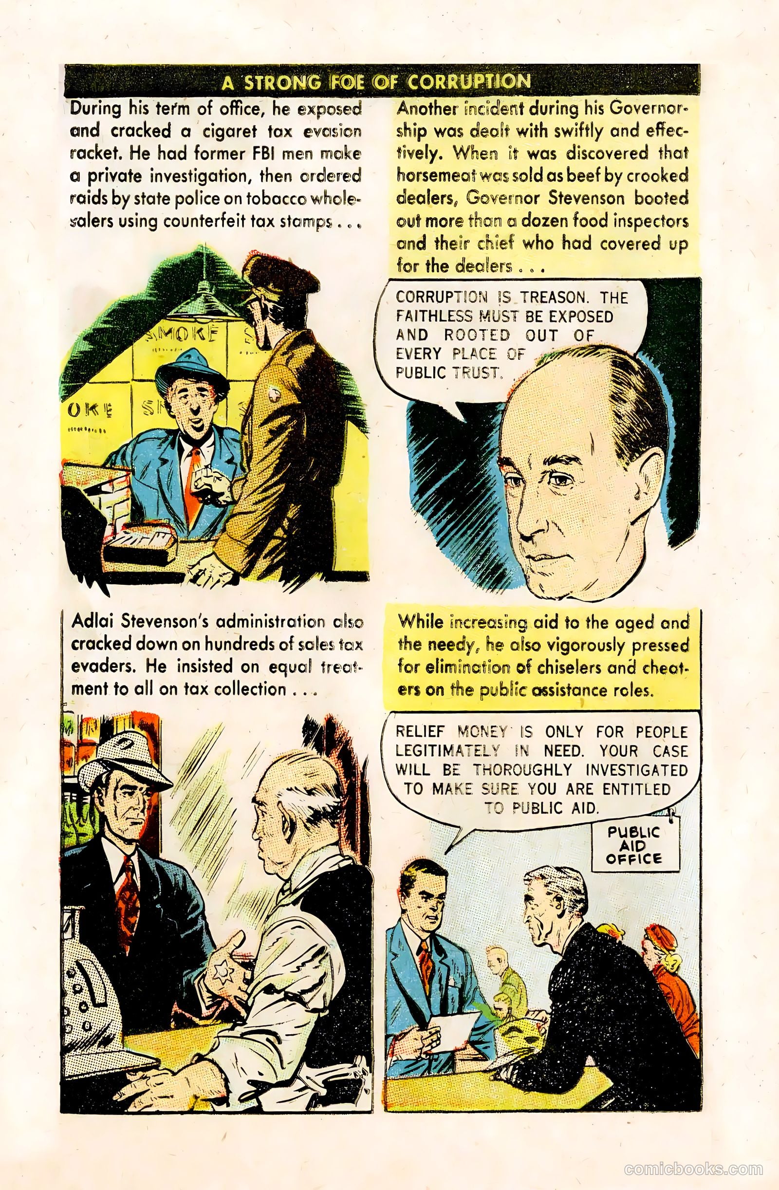 A Man Named Stevenson #nn (1952) — page 6 of 20