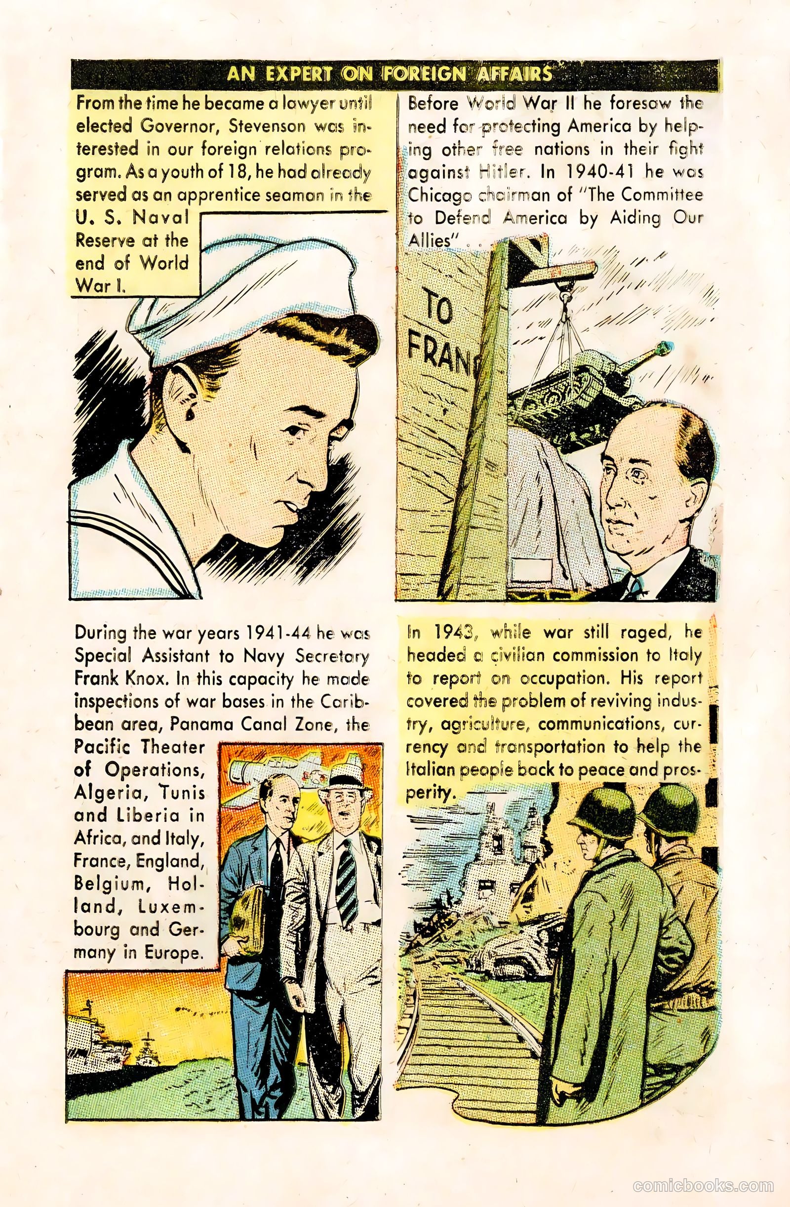 A Man Named Stevenson #nn (1952) — page 7 of 20