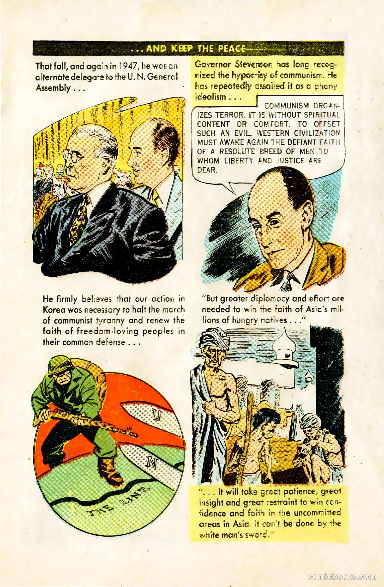 A Man Named Stevenson #nn (1952) — page 9 of 20
