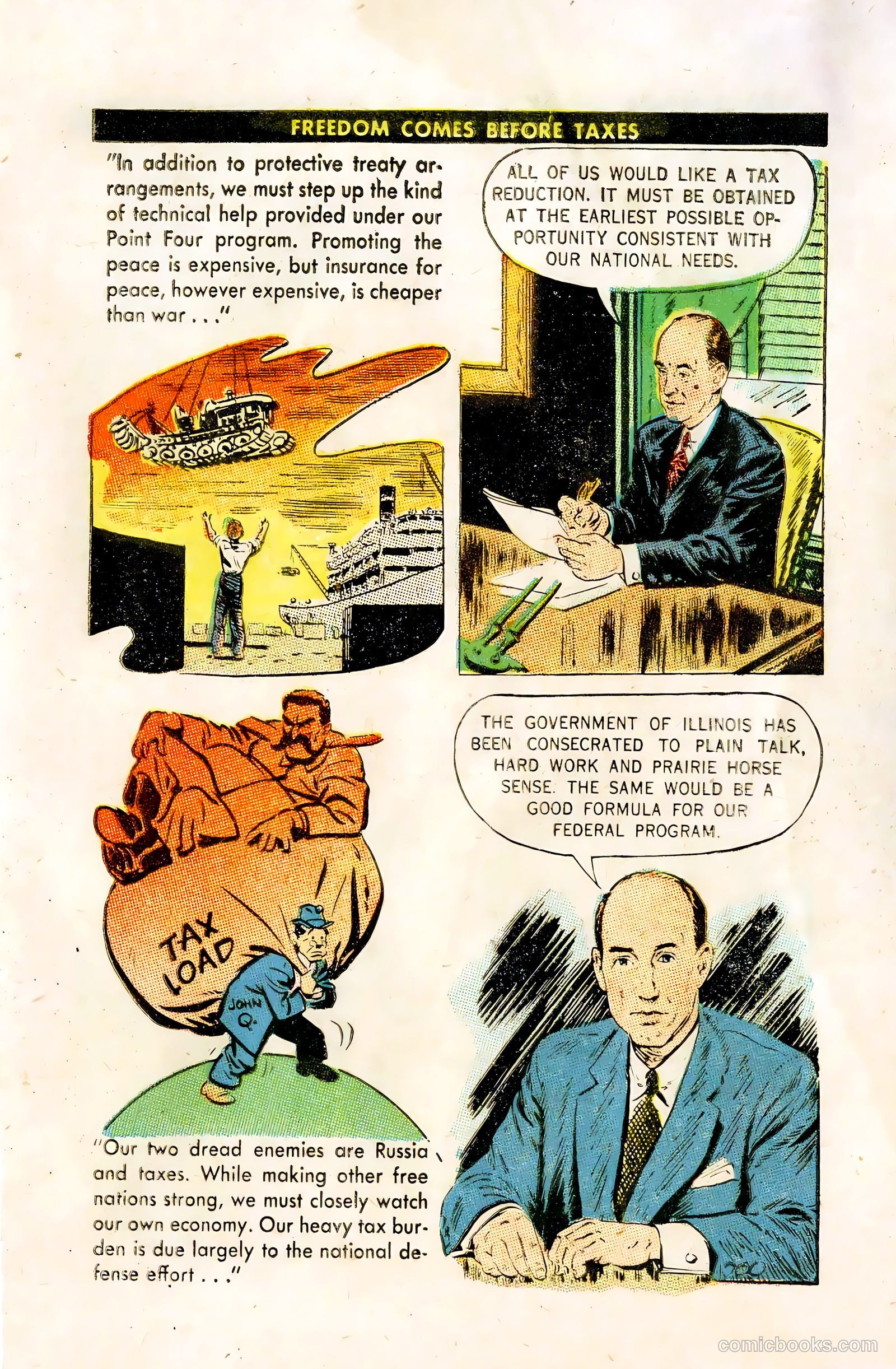 A Man Named Stevenson #nn (1952) — page 11 of 20