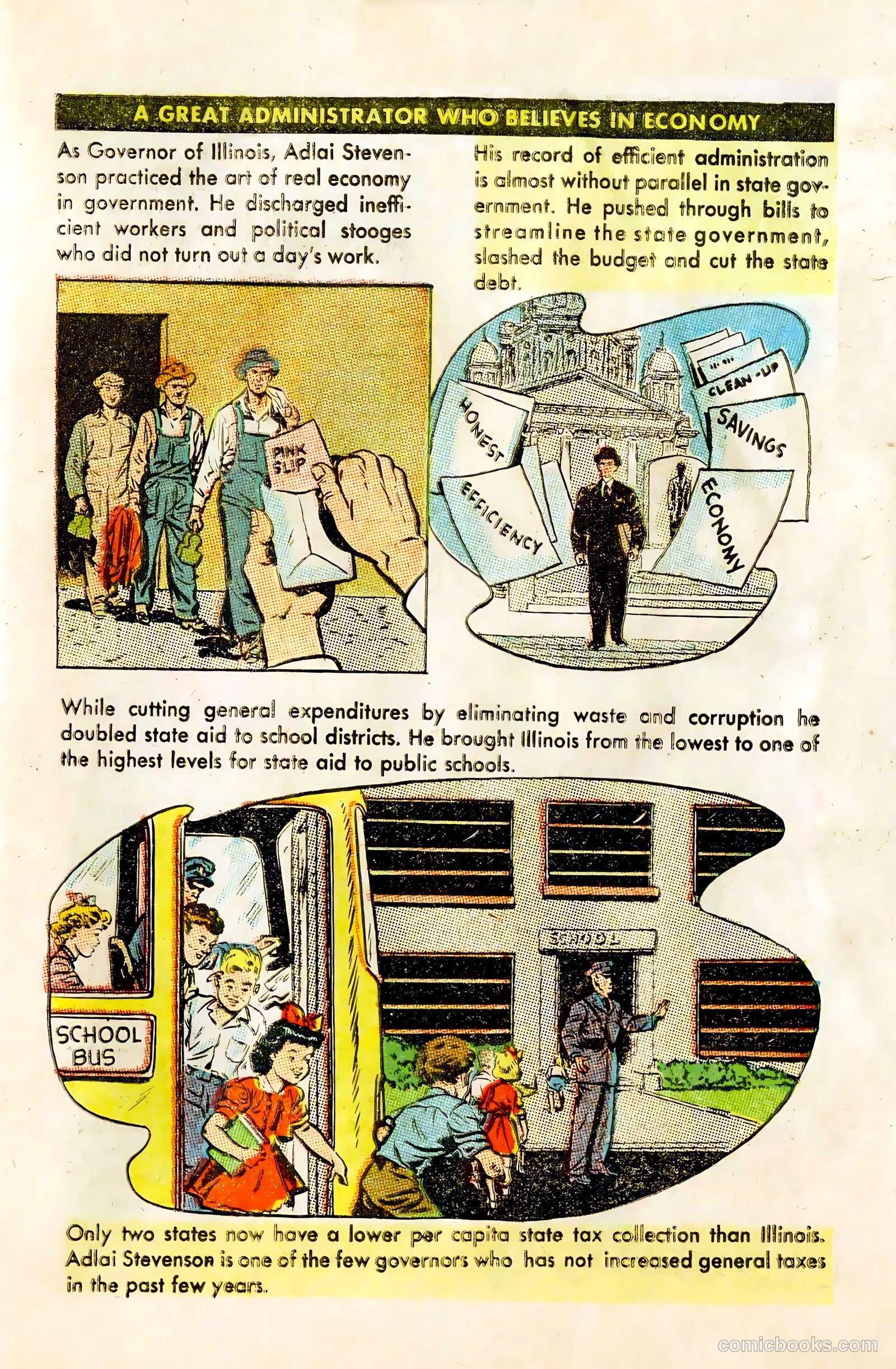 A Man Named Stevenson #nn (1952) — page 13 of 20