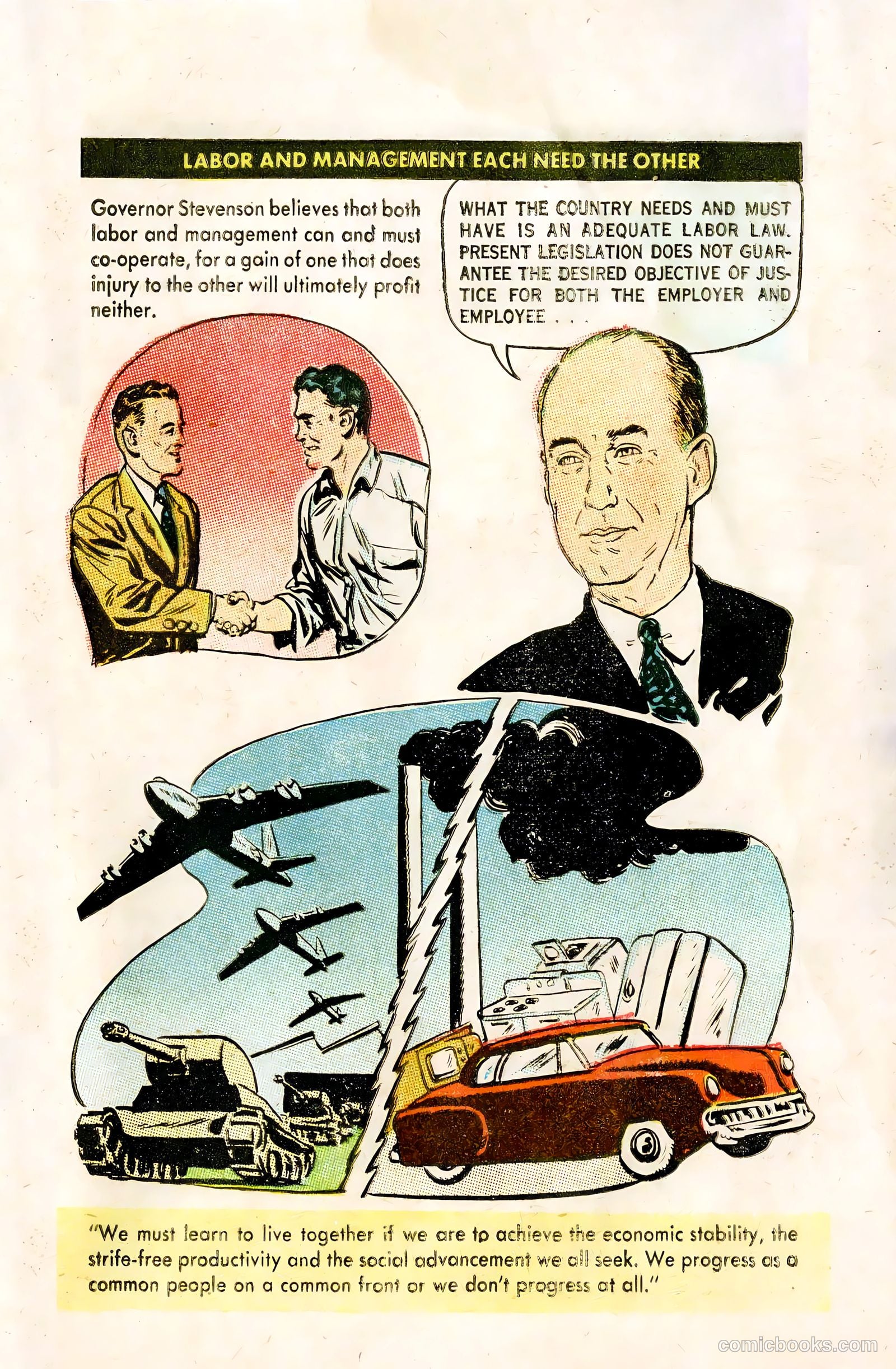A Man Named Stevenson #nn (1952) — page 15 of 20