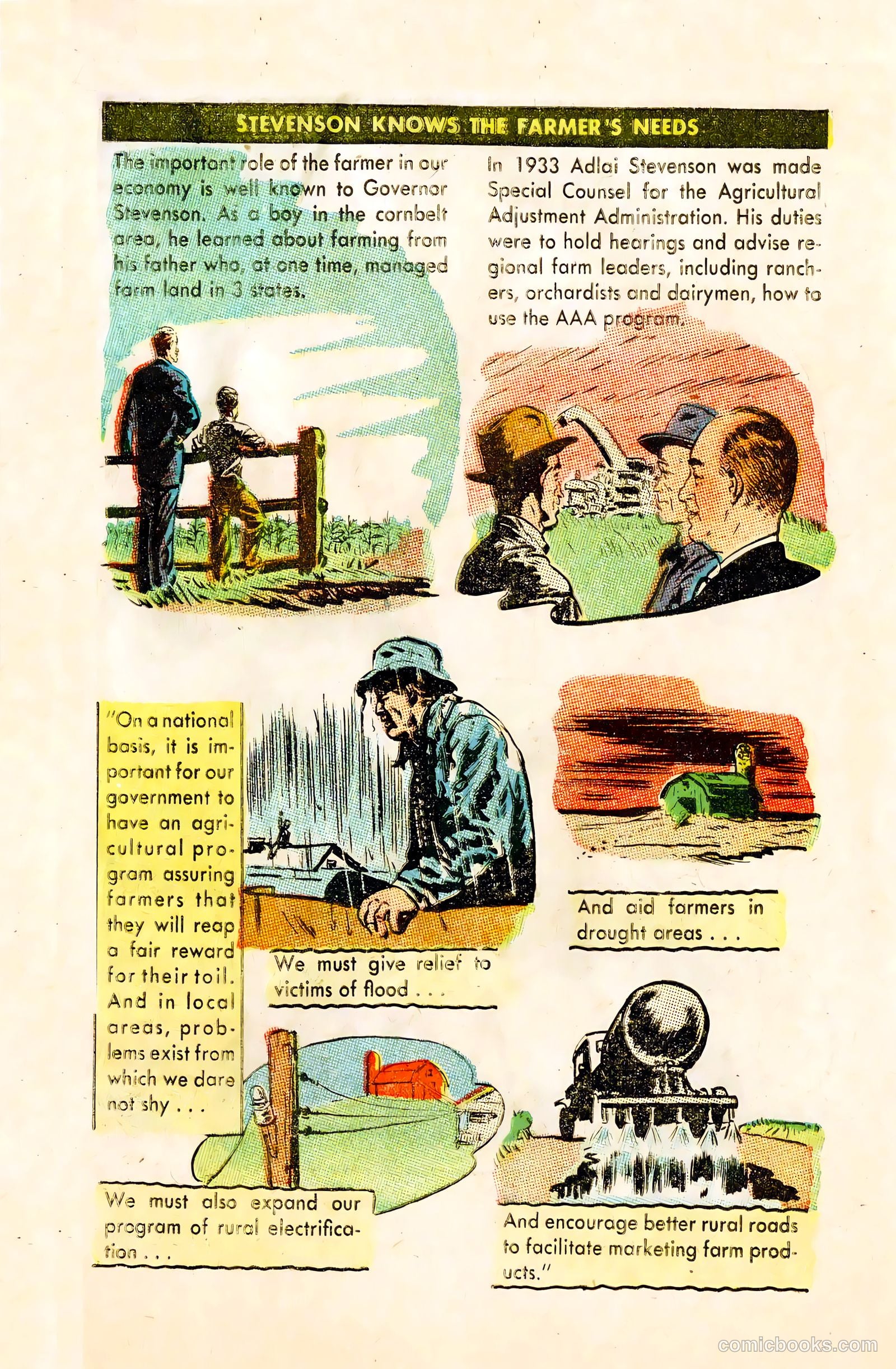 A Man Named Stevenson #nn (1952) — page 16 of 20